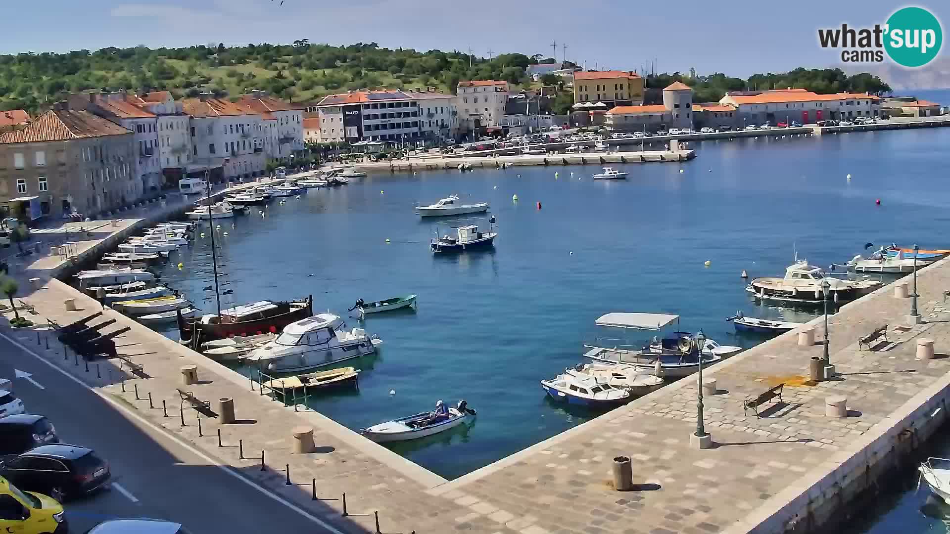 Senj Spletna kamera – pogled na obalo Senja
