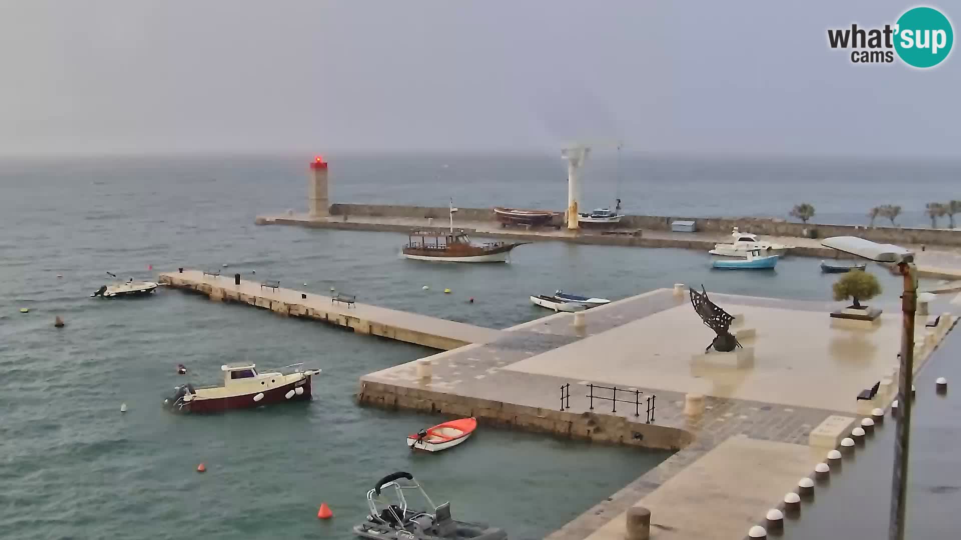 Webcam Segna – Panorama dell’lungomare di Senj
