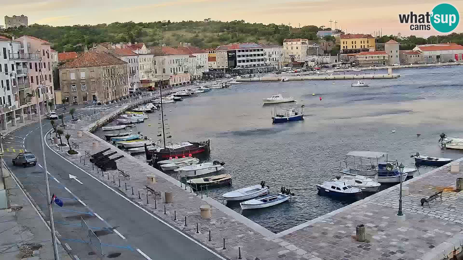 Kamera u živo Senj – Panoramski pogled na senjsku rivu