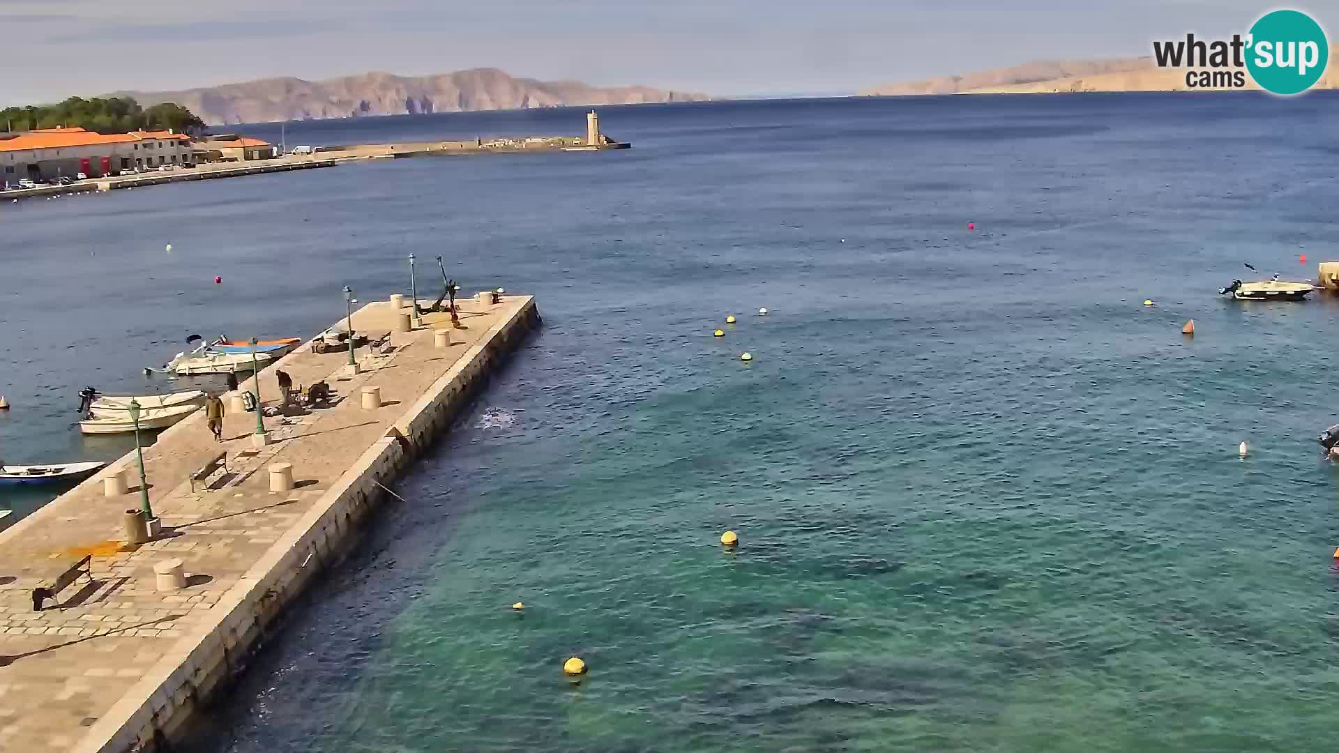 Senj Spletna kamera – pogled na obalo Senja
