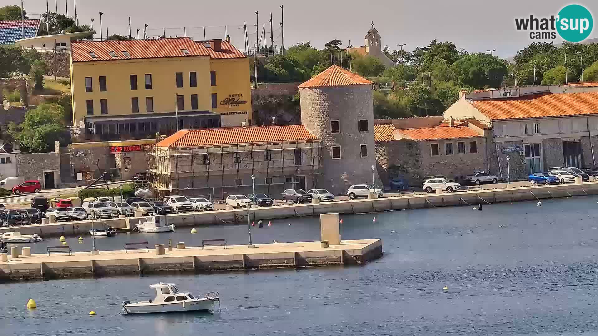 Senj Spletna kamera – pogled na obalo Senja