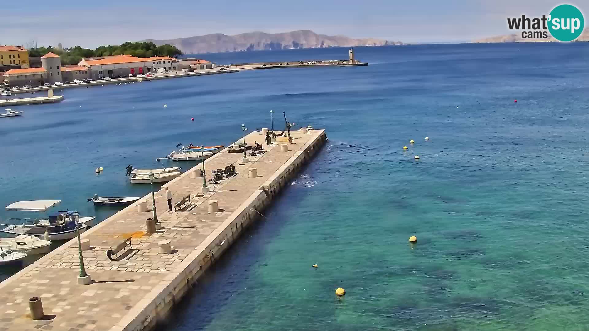 Senj Webcam – Panoramic view of Senj riva