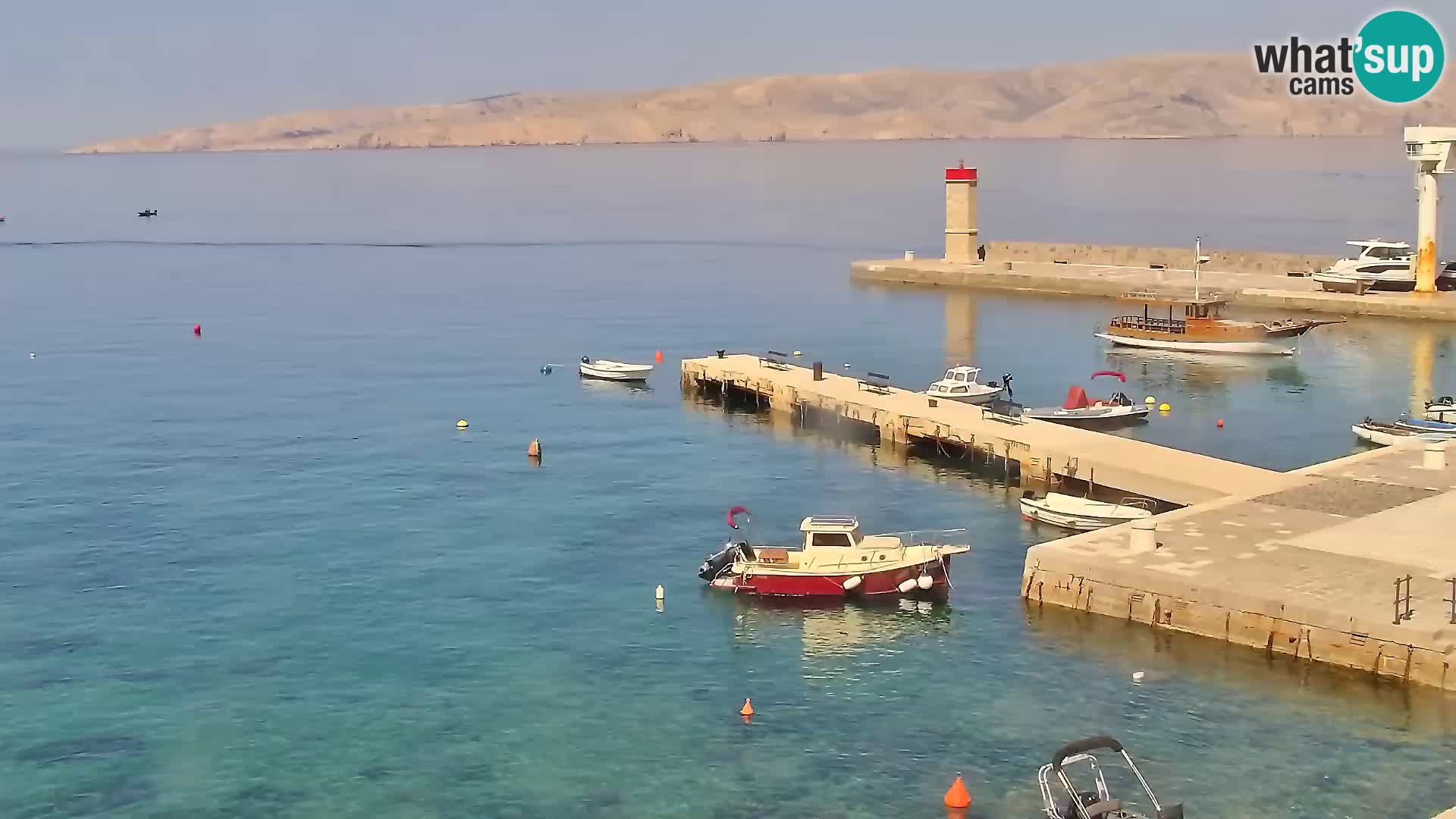 Webcam Segna – Panorama dell’lungomare di Senj