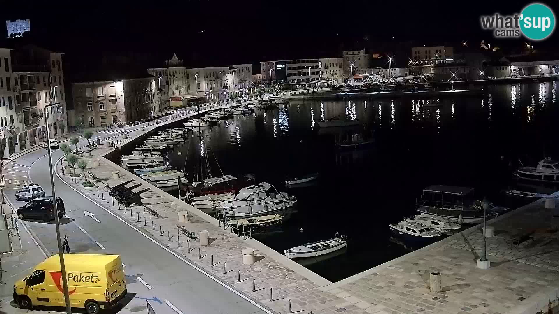 Webcam Senj – Panoramablick auf die Riva Senj