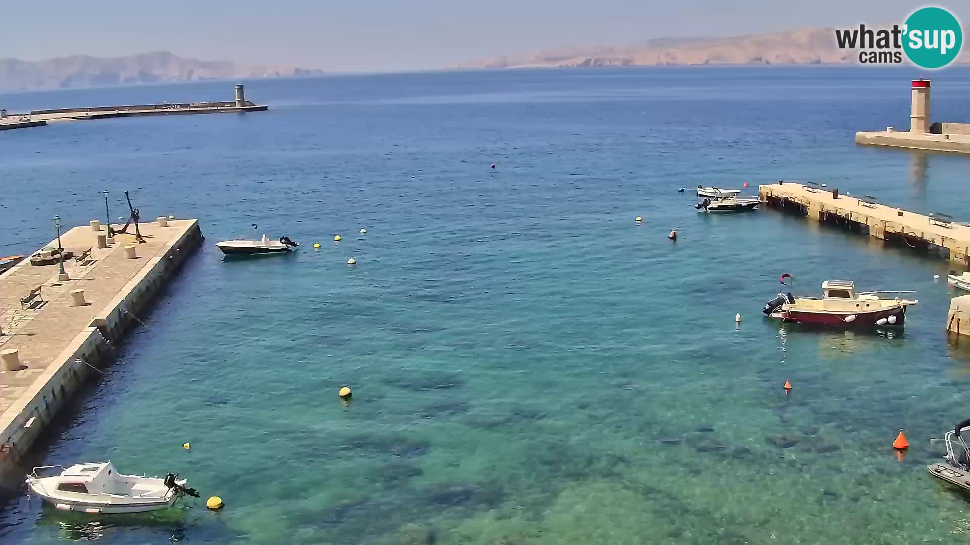 Webcam Segna – Panorama dell’lungomare di Senj