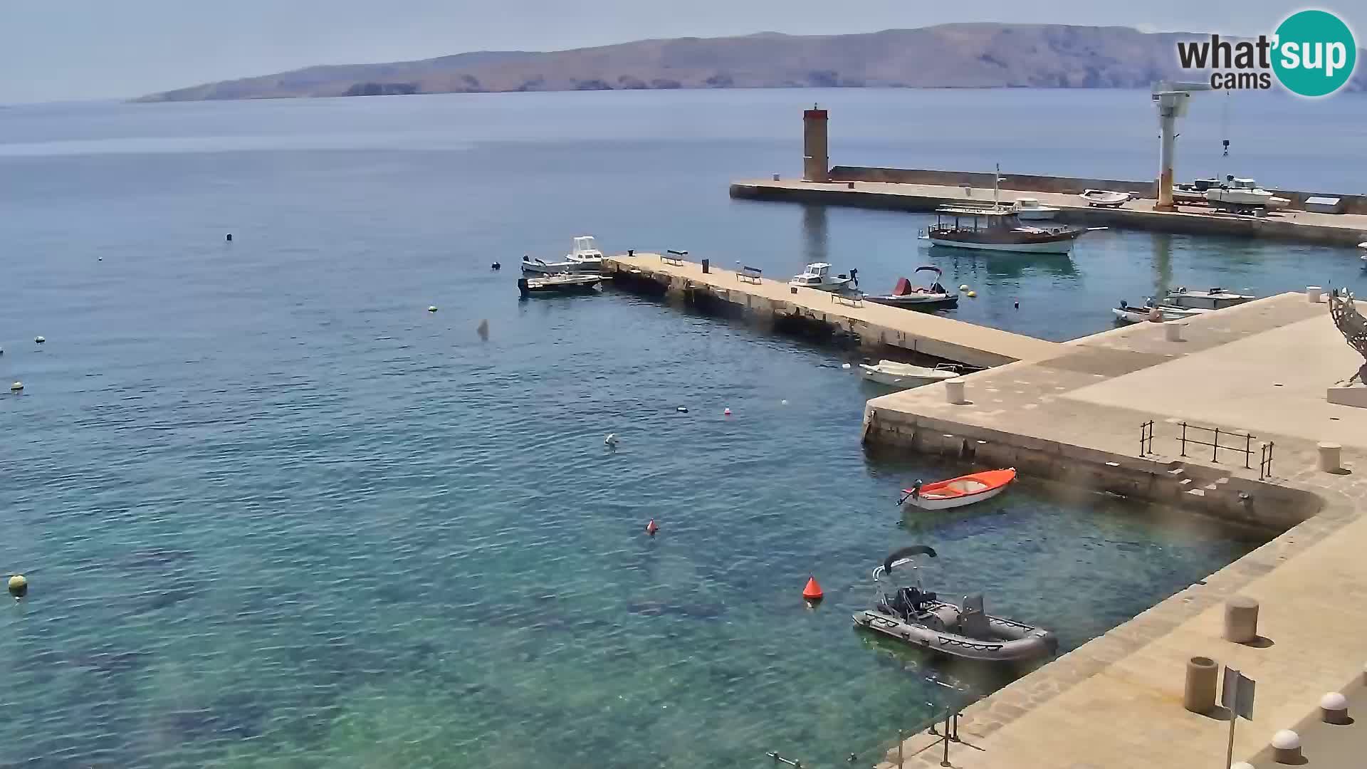 Senj Spletna kamera – pogled na obalo Senja