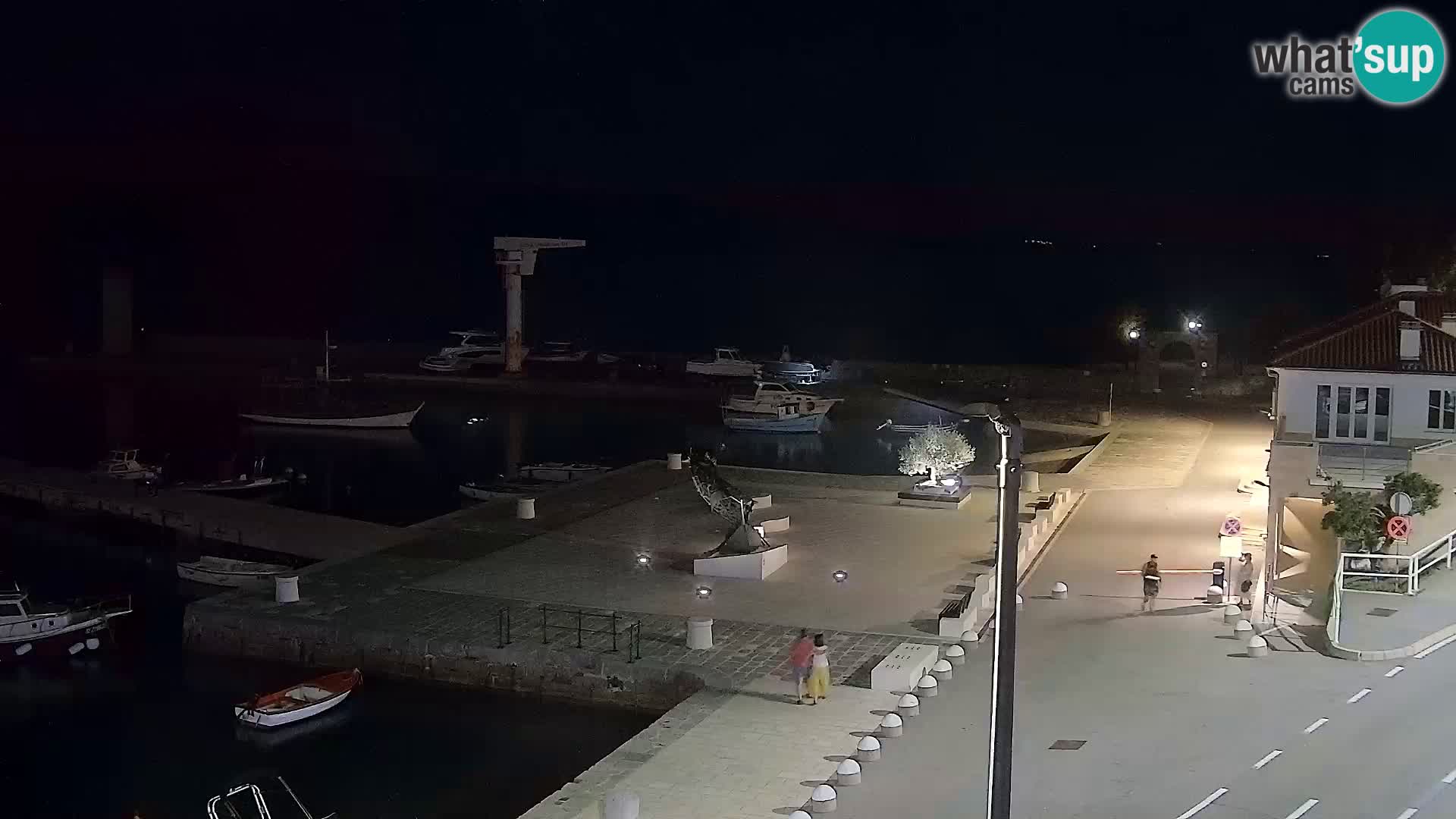 Kamera u živo Senj – Panoramski pogled na senjsku rivu