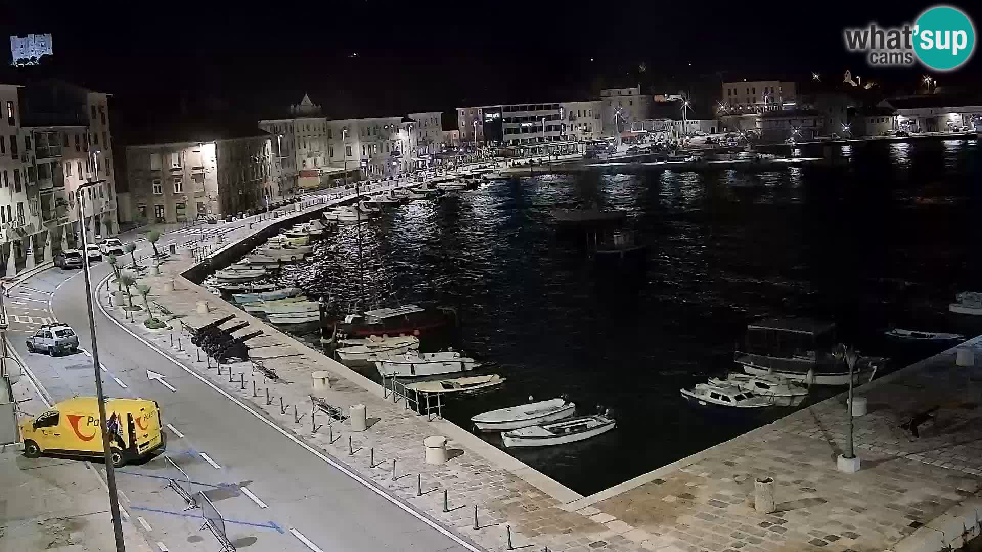 Senj camera en vivo – Vista panorámica de Senj riva