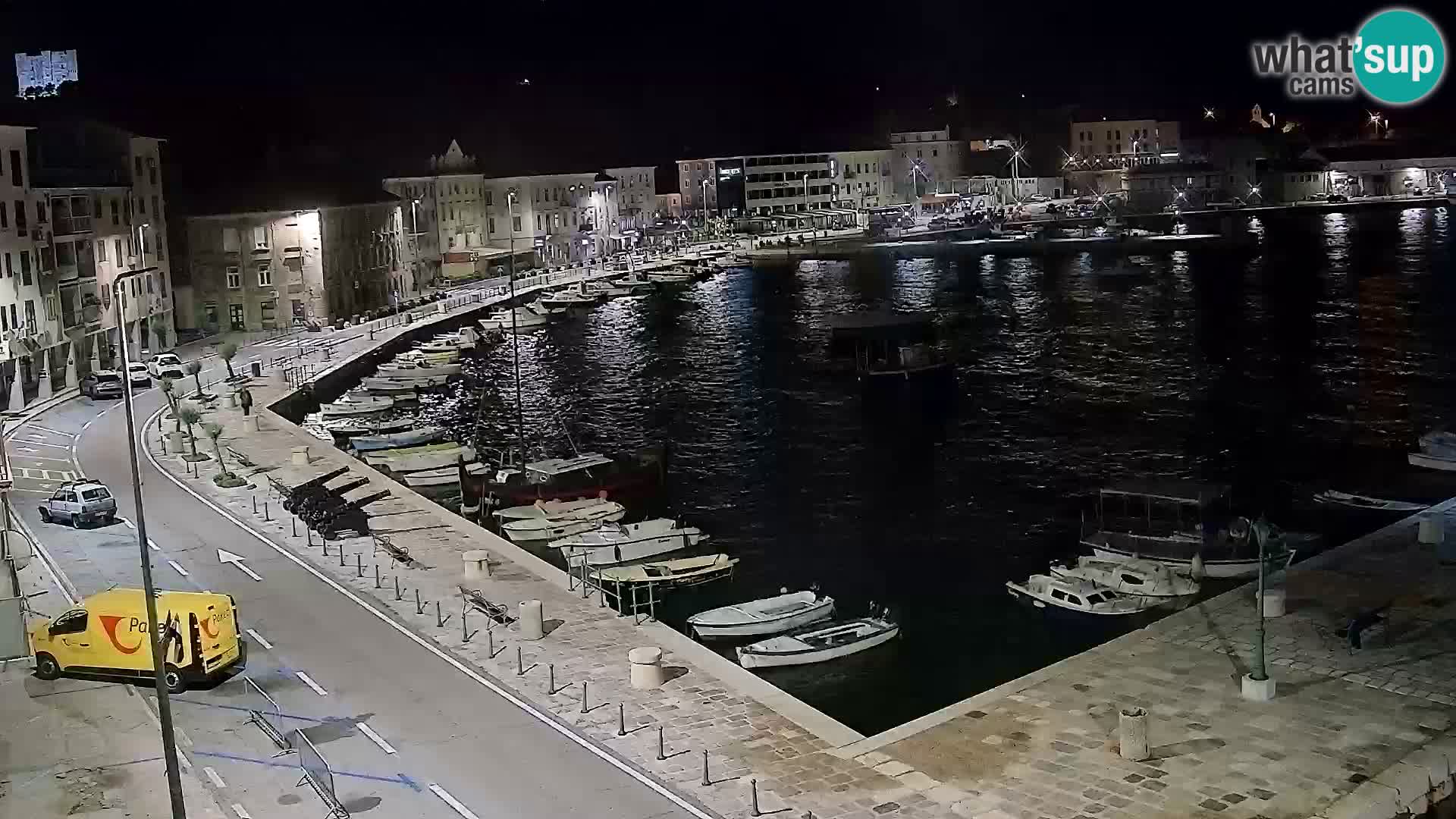 Senj camera en vivo – Vista panorámica de Senj riva