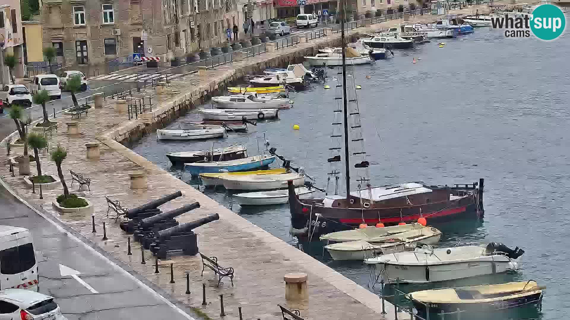 Kamera u živo Senj – Panoramski pogled na senjsku rivu