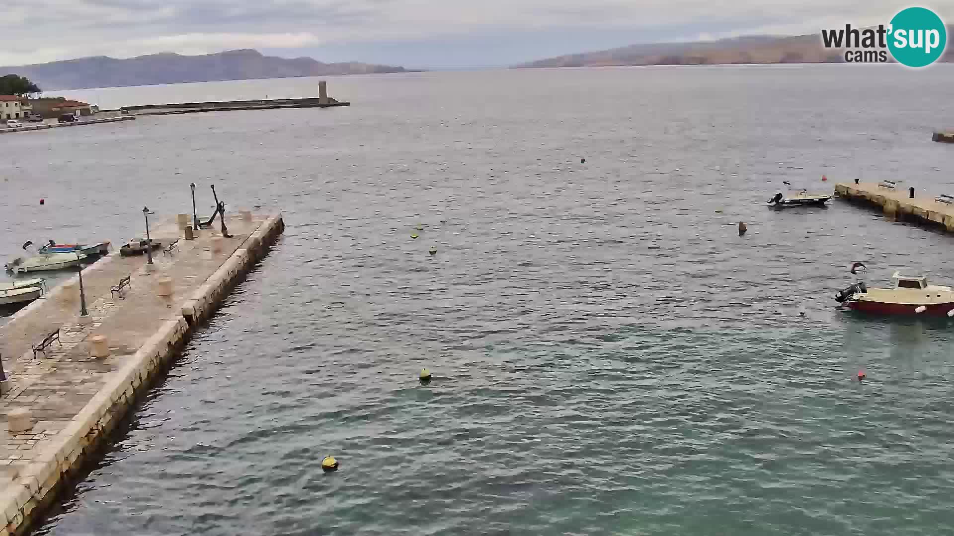 Webcam Segna – Panorama dell’lungomare di Senj