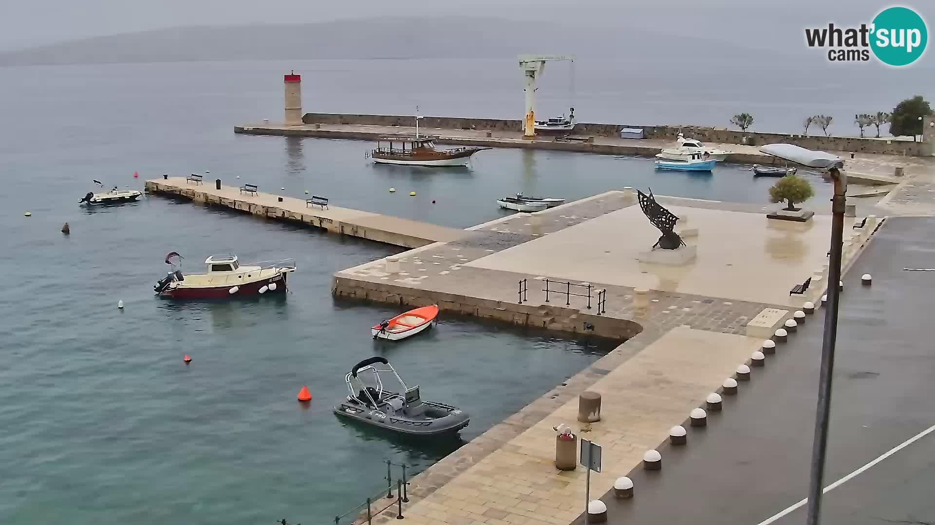 Kamera u živo Senj – Panoramski pogled na senjsku rivu
