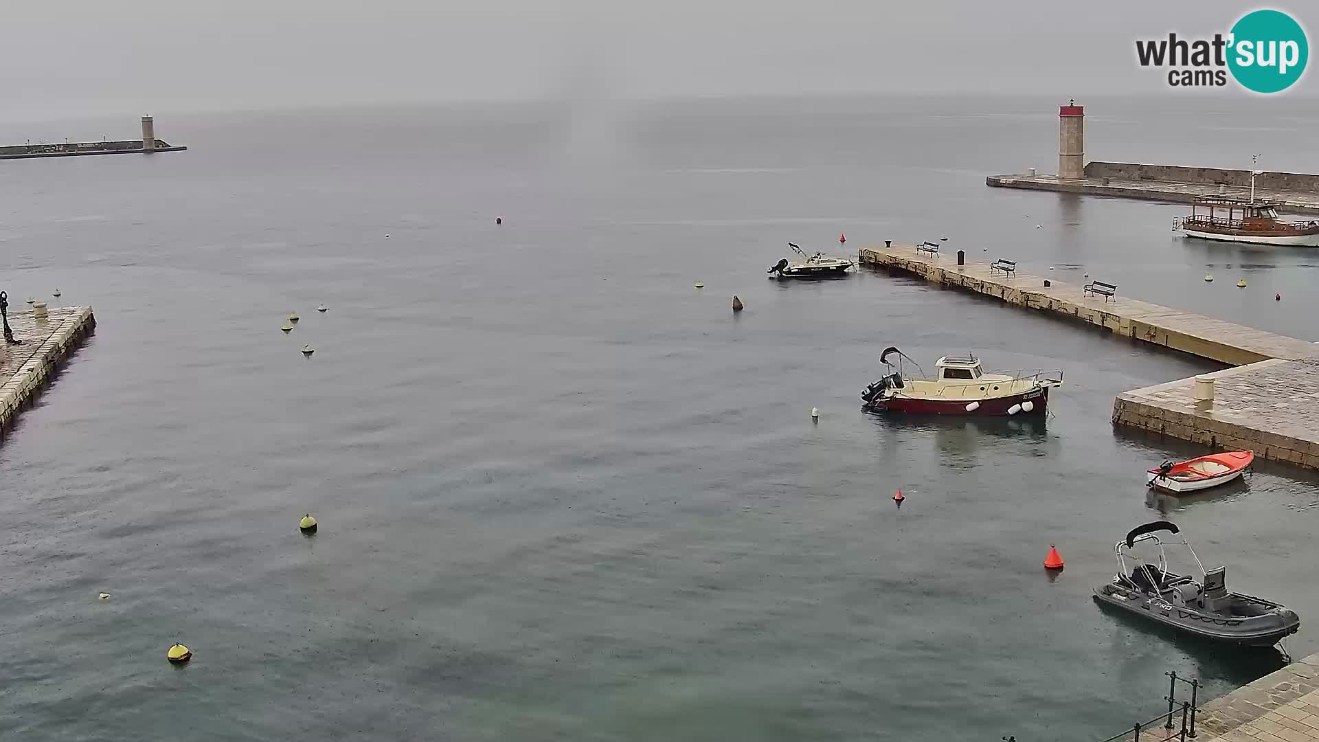 Senj camera en vivo – Vista panorámica de Senj riva
