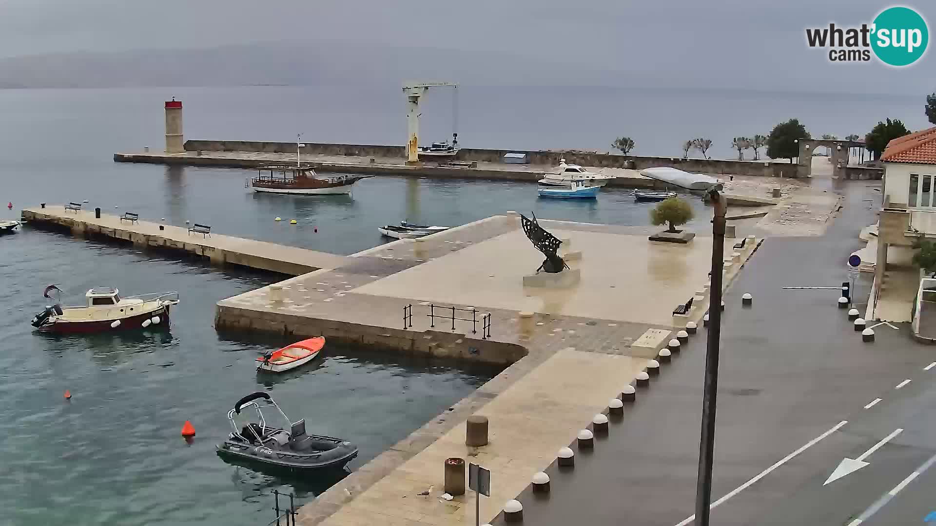 Senj Spletna kamera – pogled na obalo Senja