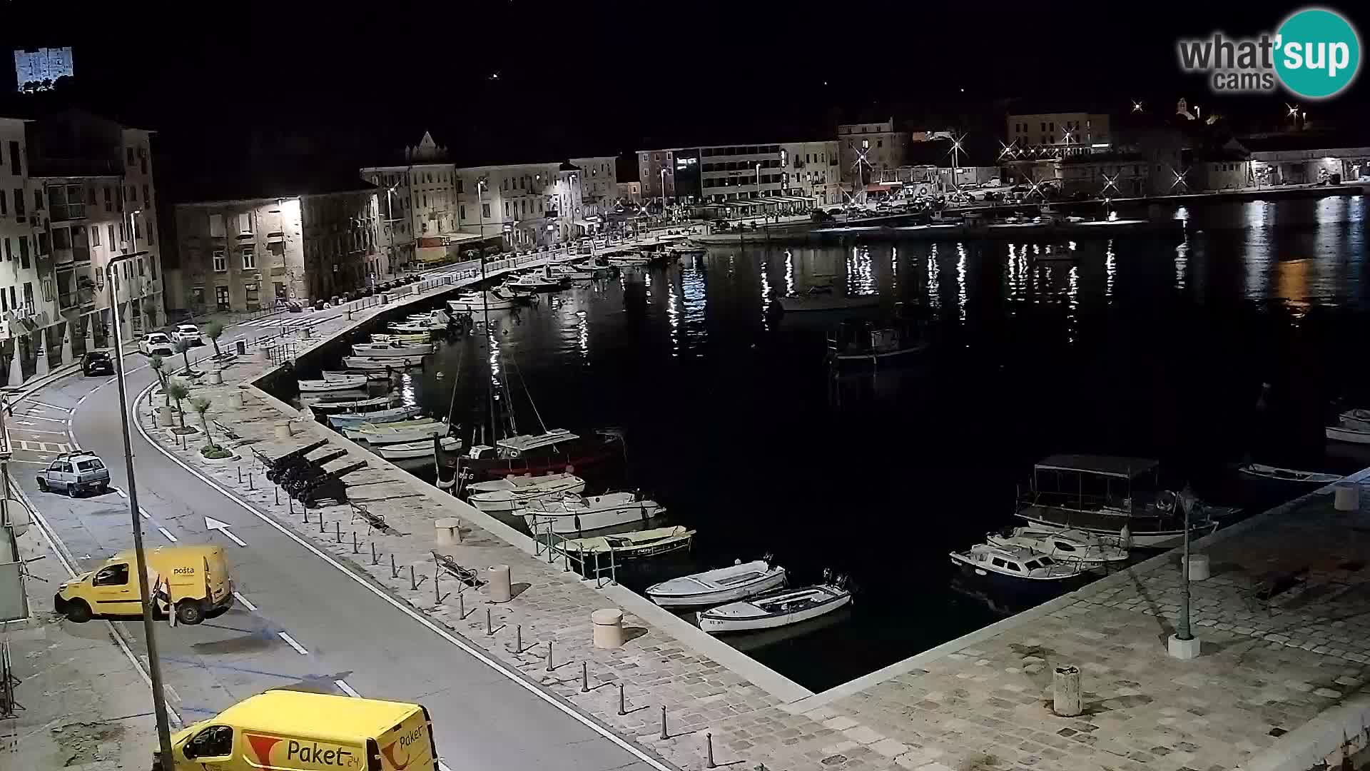 Kamera u živo Senj – Panoramski pogled na senjsku rivu