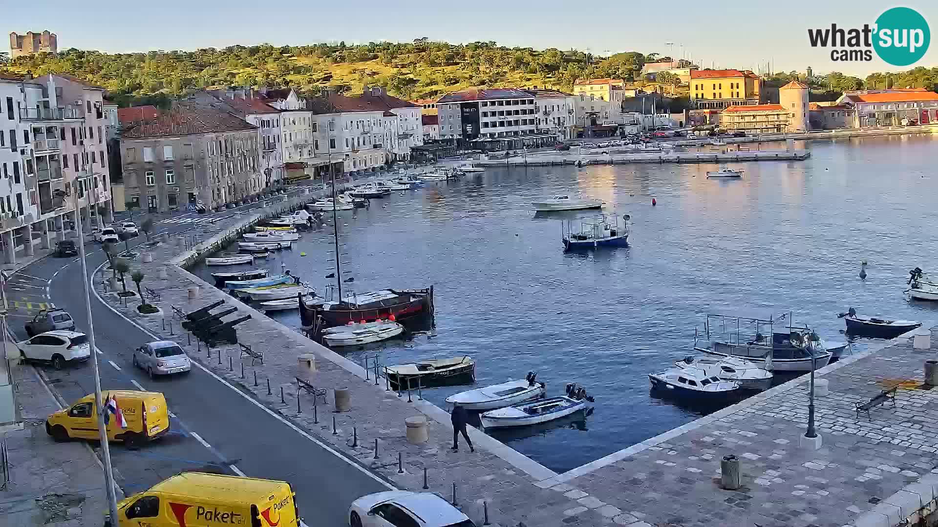 Senj camera en vivo – Vista panorámica de Senj riva