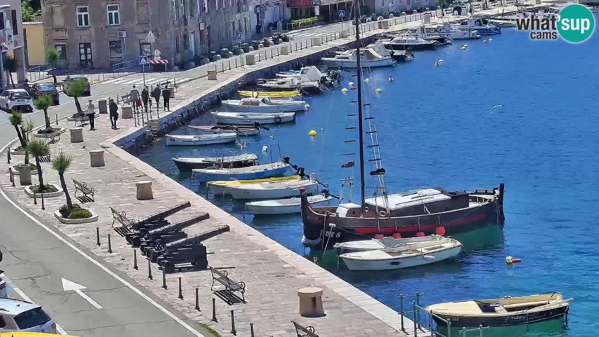 Senj Webcam – Panoramic view of Senj riva