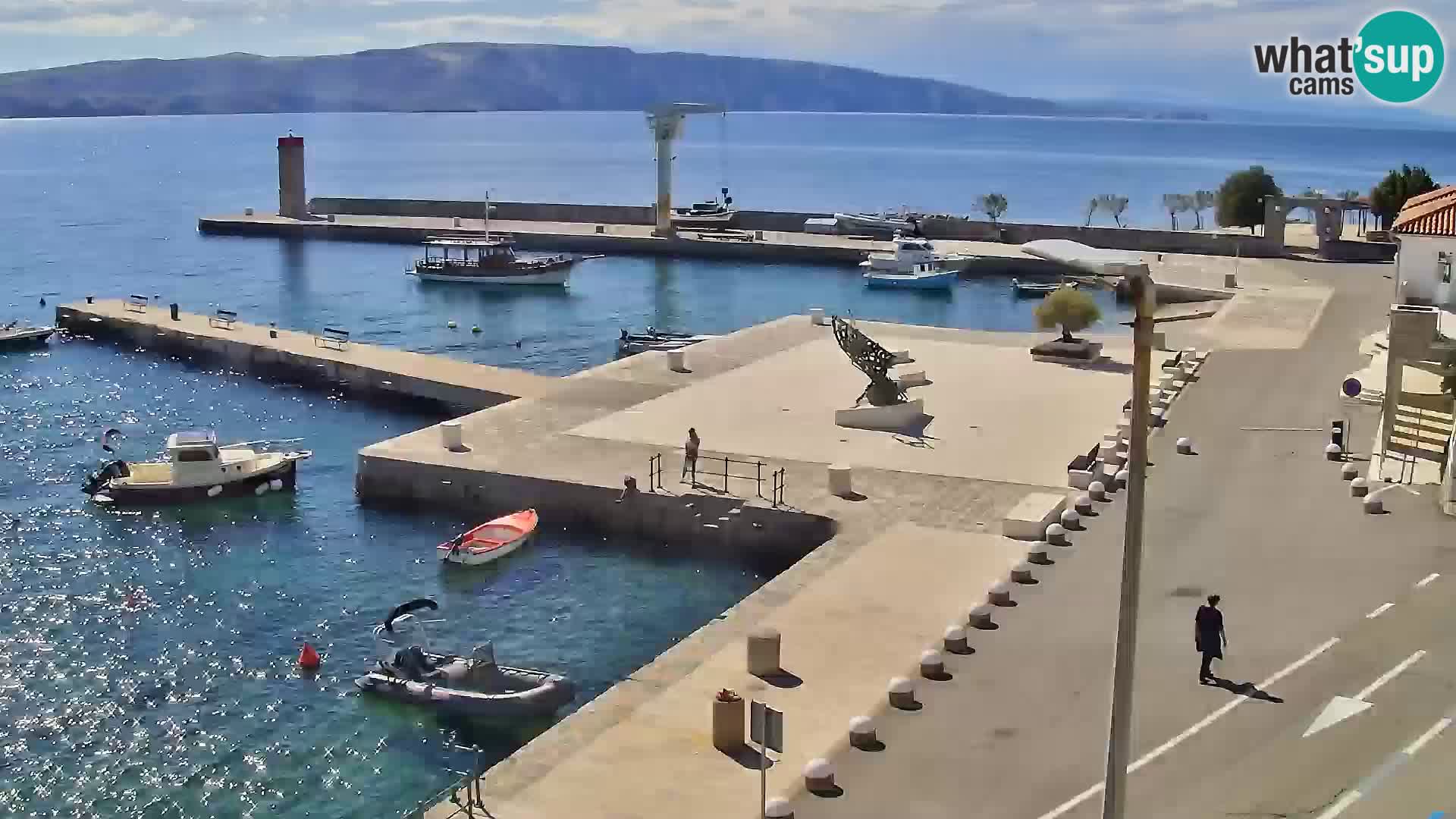 Senj Spletna kamera – pogled na obalo Senja
