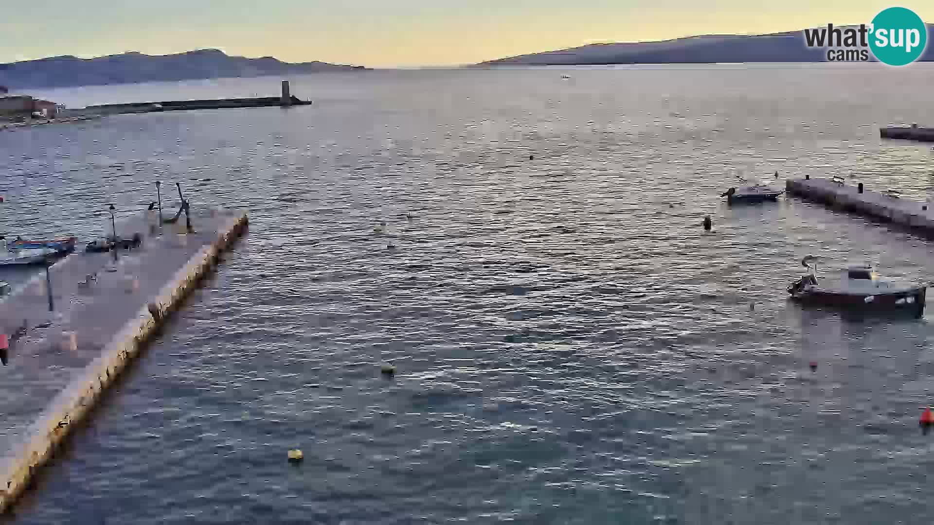 Senj Spletna kamera – pogled na obalo Senja