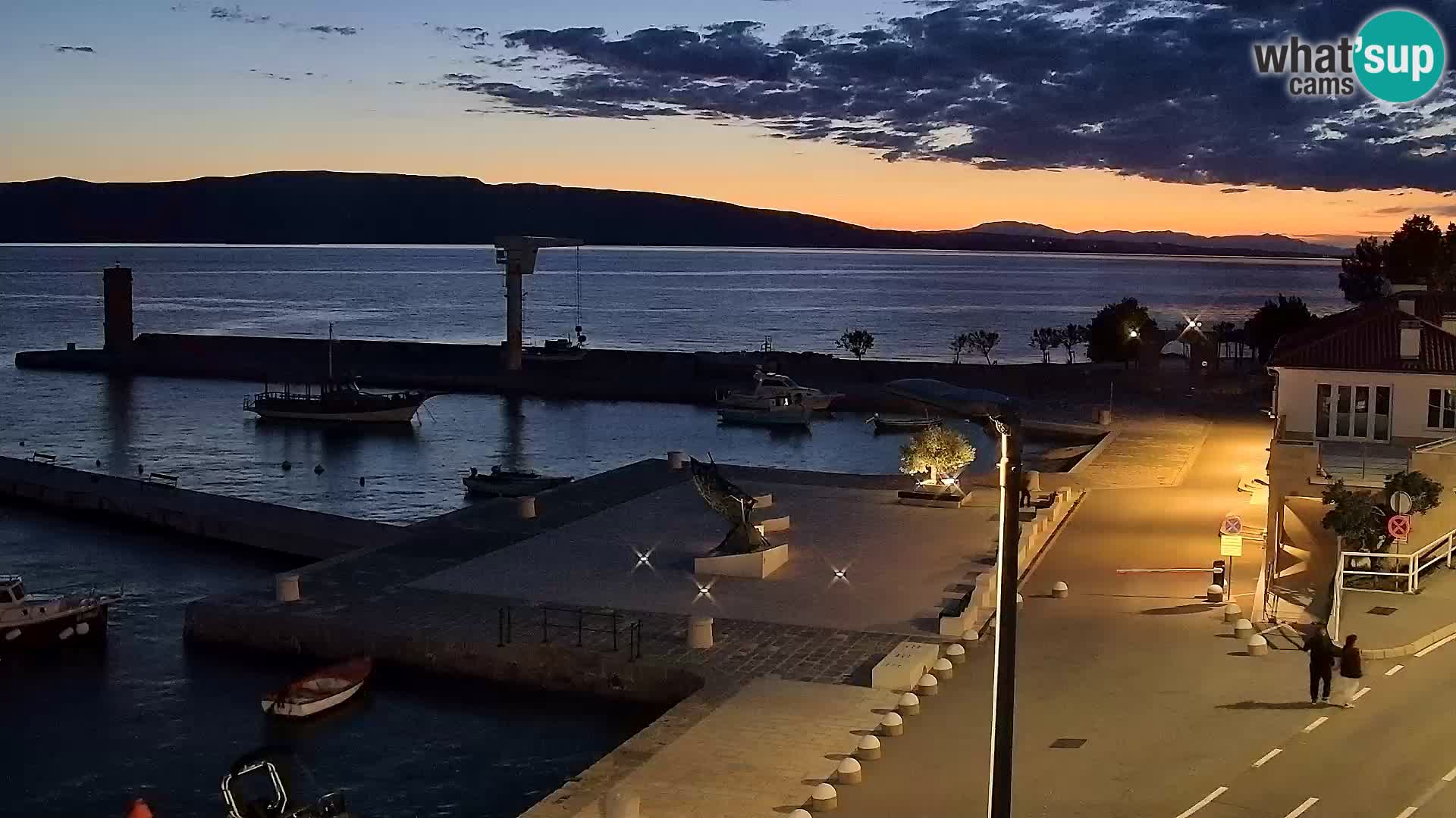 Senj Webcam – Panoramic view of Senj riva