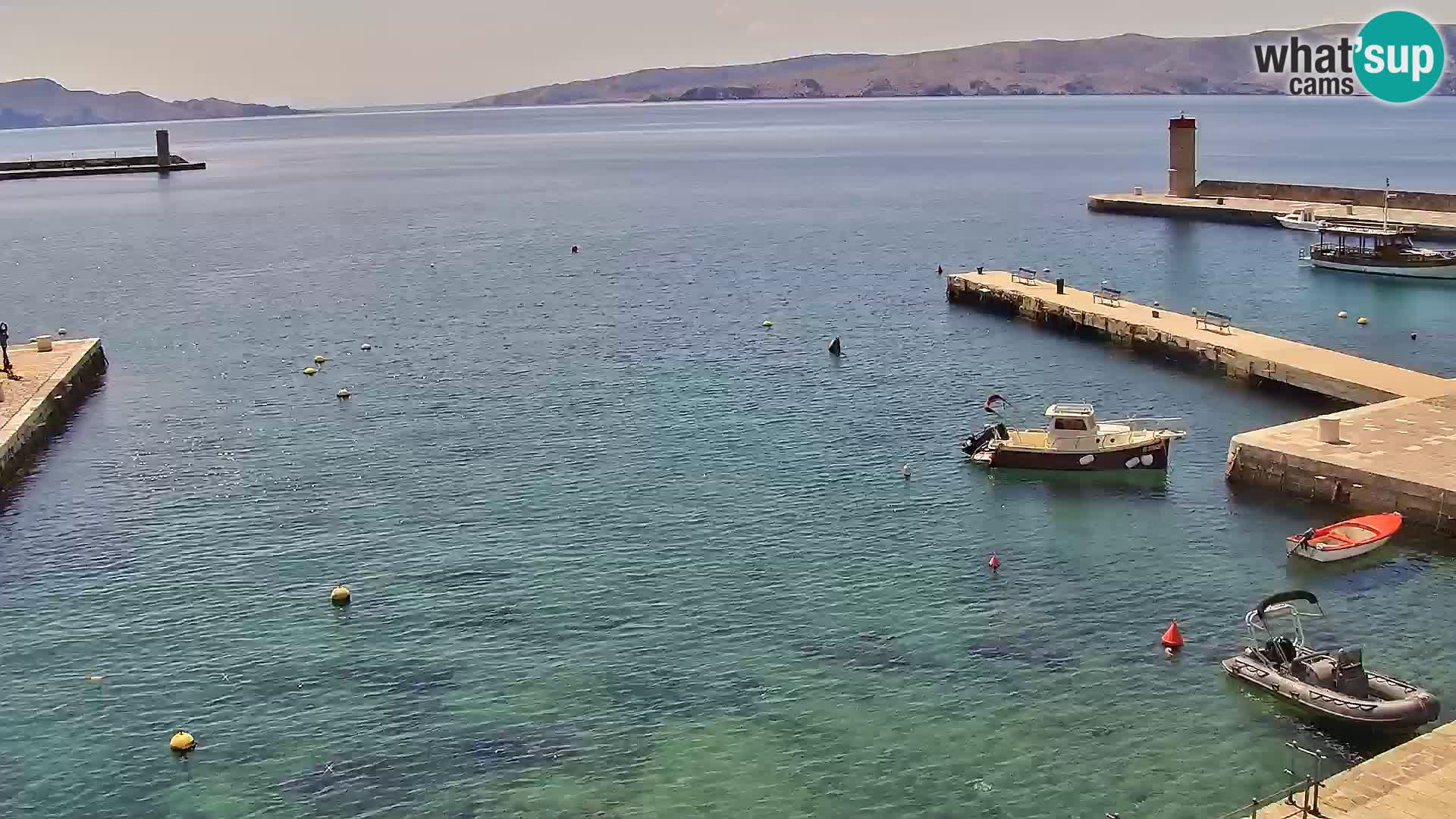 Webcam Segna – Panorama dell’lungomare di Senj