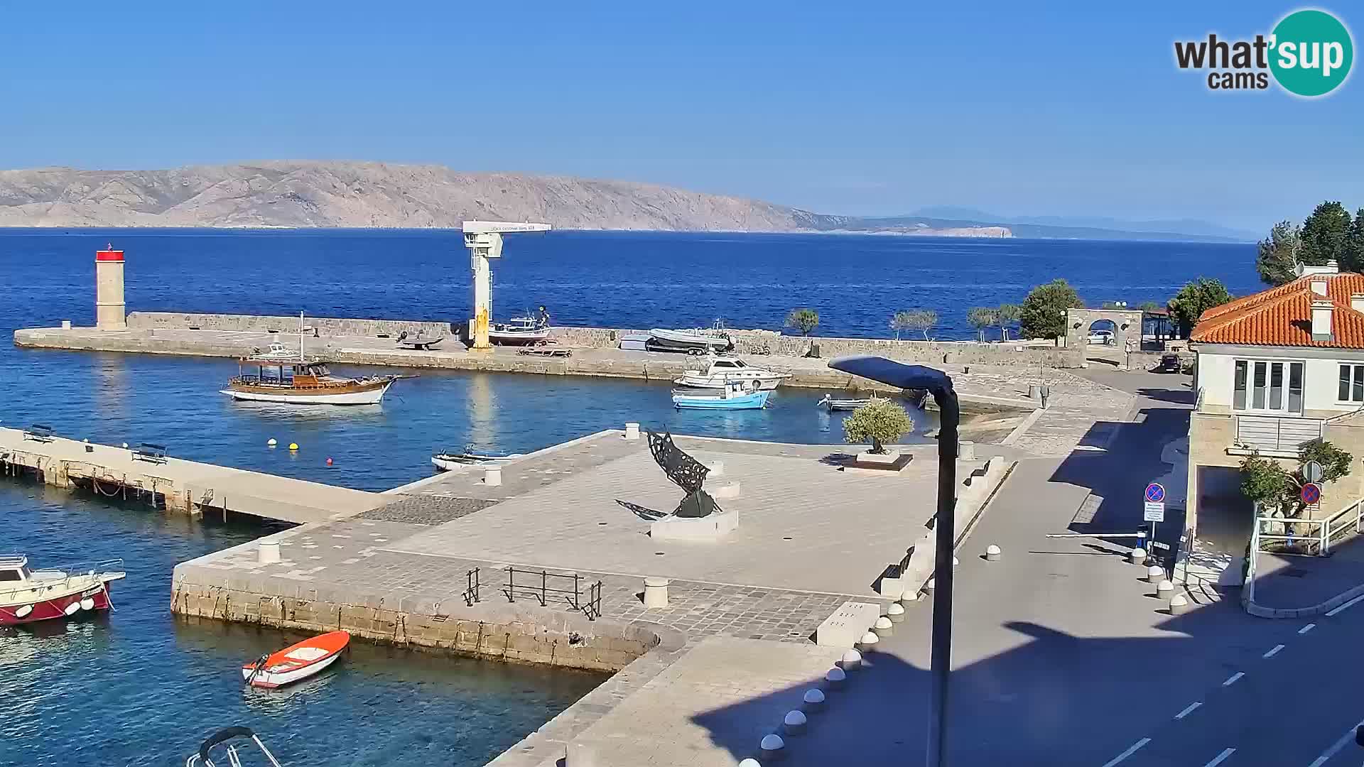 Senj Spletna kamera – pogled na obalo Senja