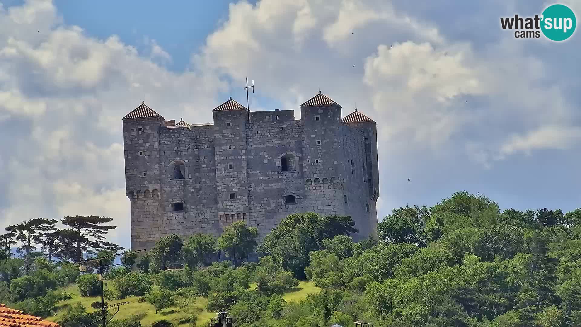 Livecam Senj – Vue panoramique de Senj riva