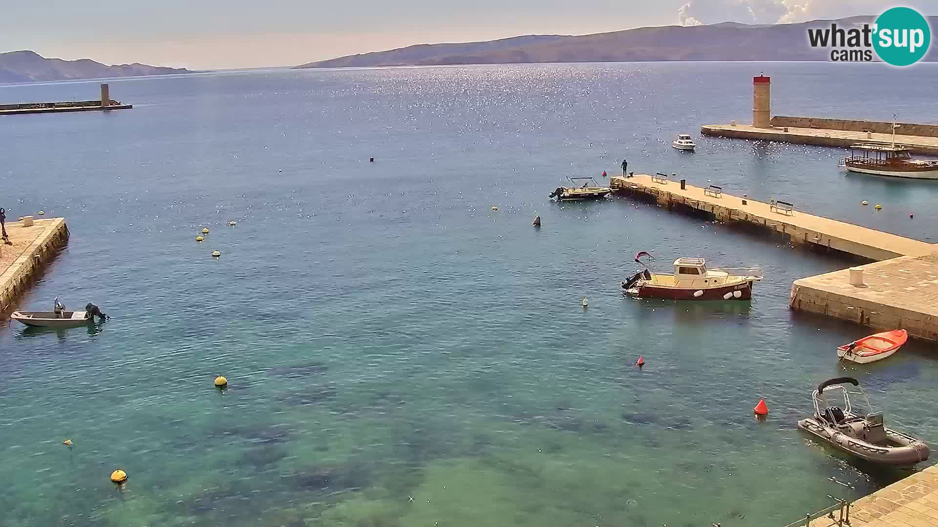 Webcam Segna – Panorama dell’lungomare di Senj