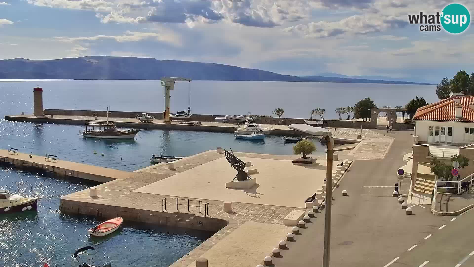 Senj Spletna kamera – pogled na obalo Senja