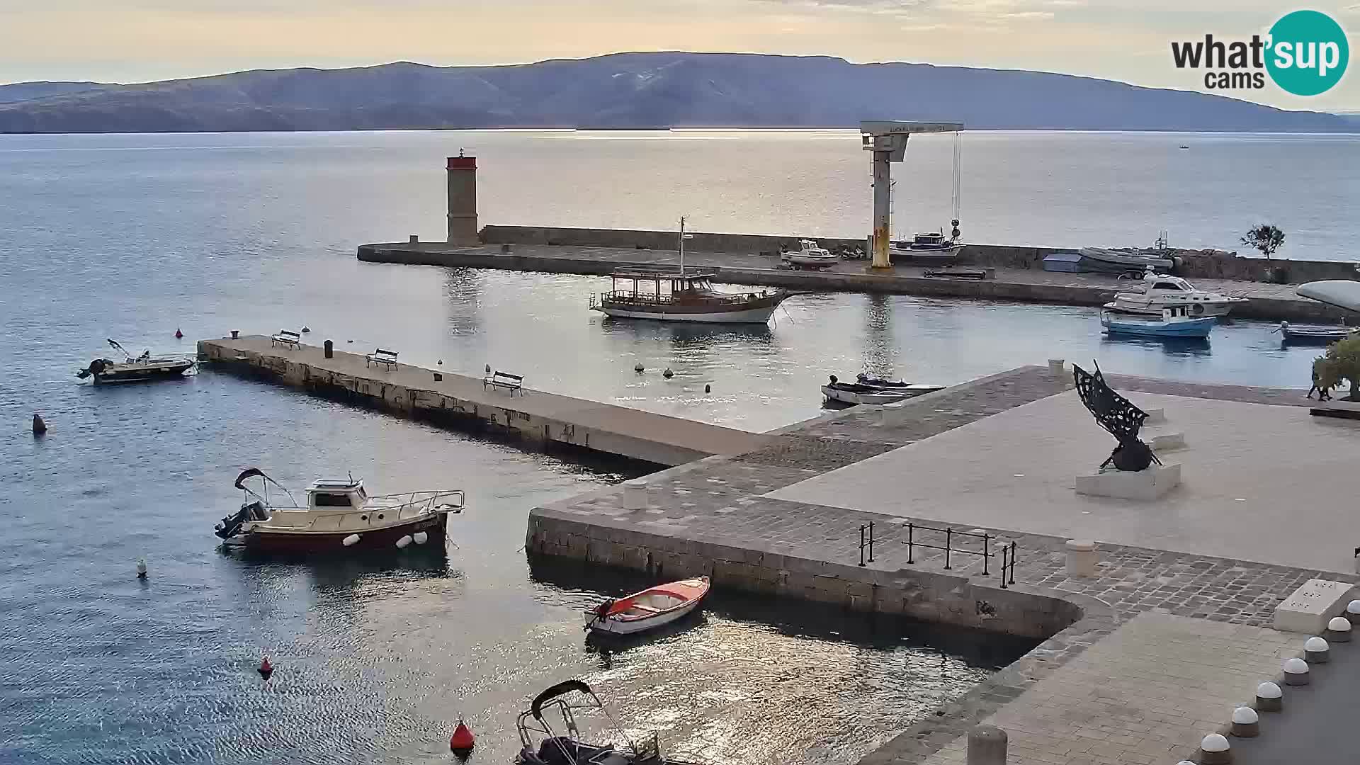 Senj camera en vivo – Vista panorámica de Senj riva