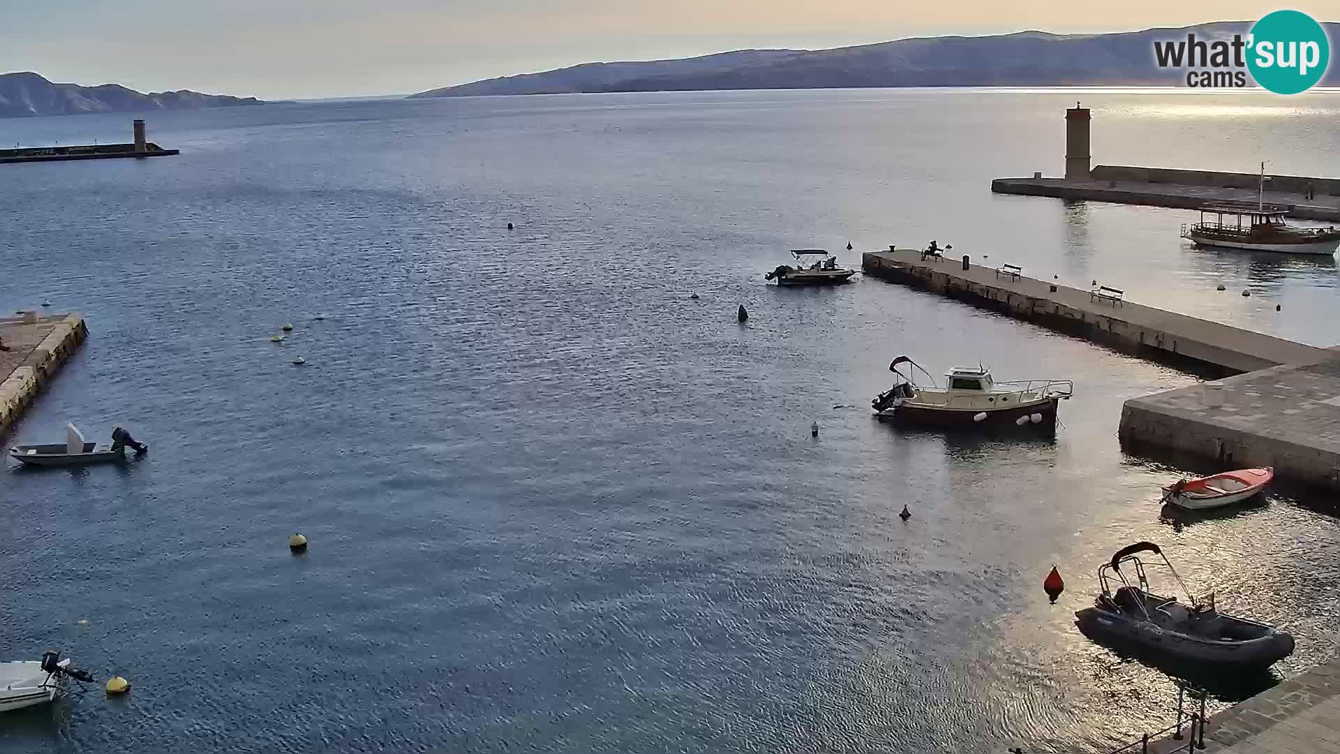 Senj camera en vivo – Vista panorámica de Senj riva