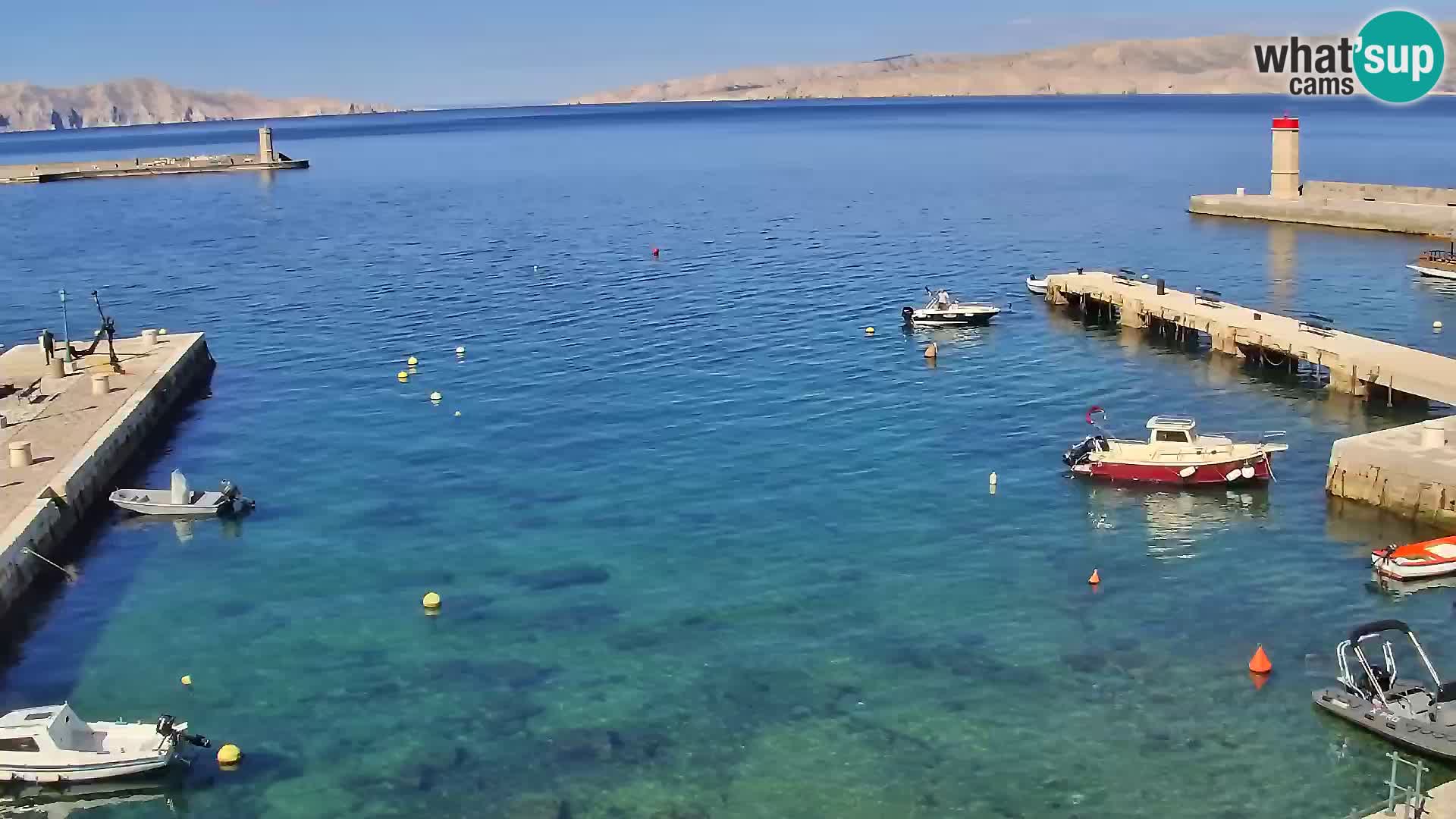 Senj camera en vivo – Vista panorámica de Senj riva