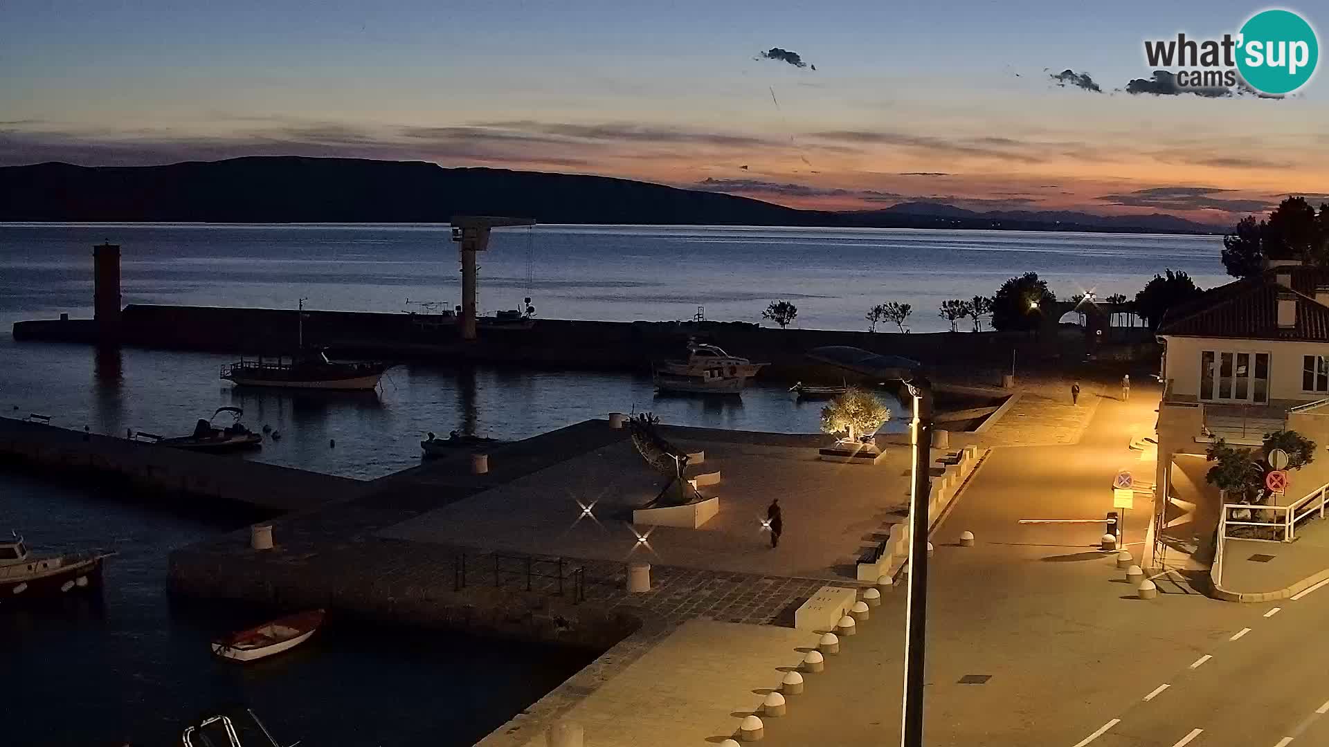 Senj Webcam – Panoramic view of Senj riva
