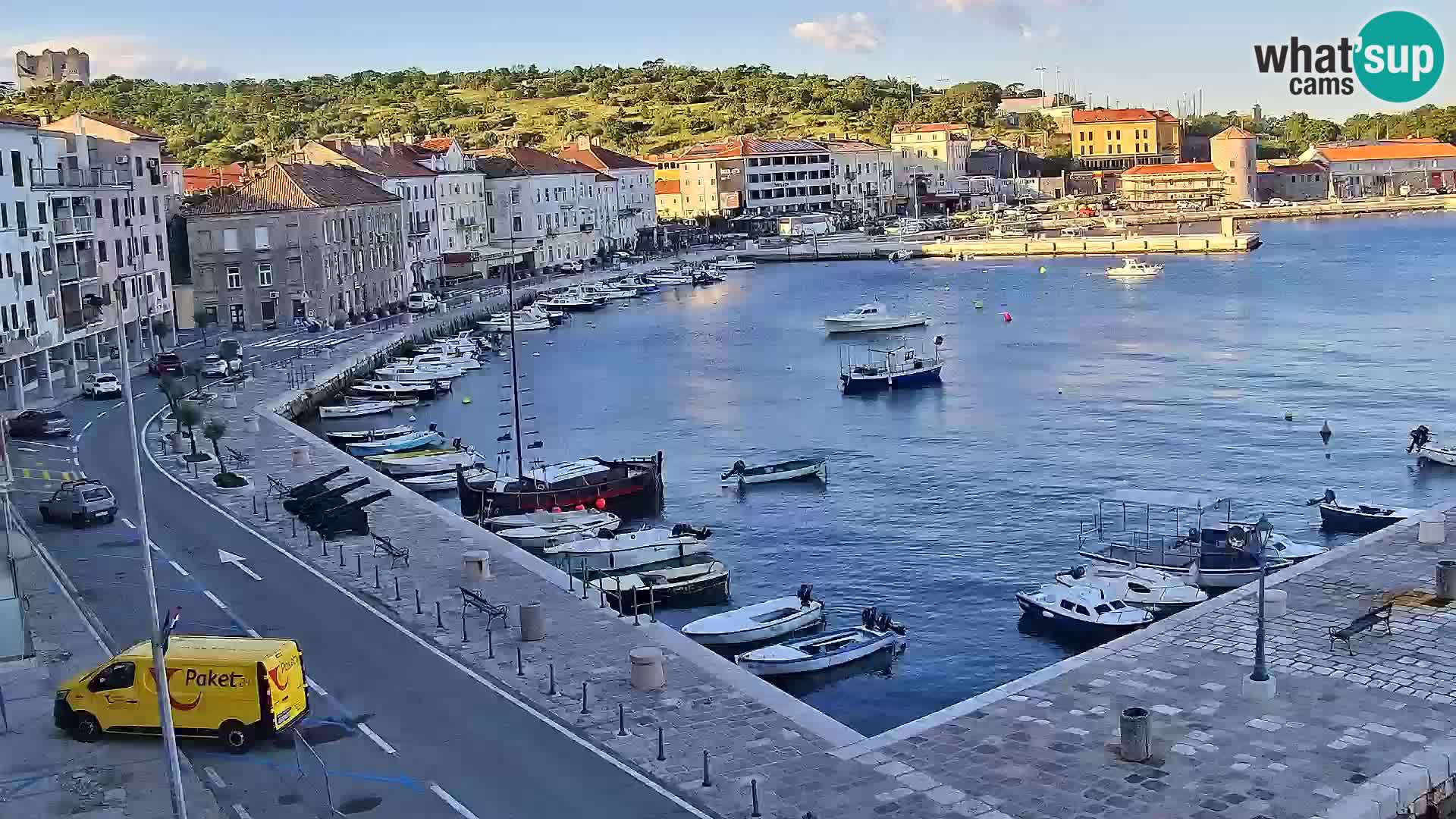 Senj Webcam – Panoramic view of Senj riva