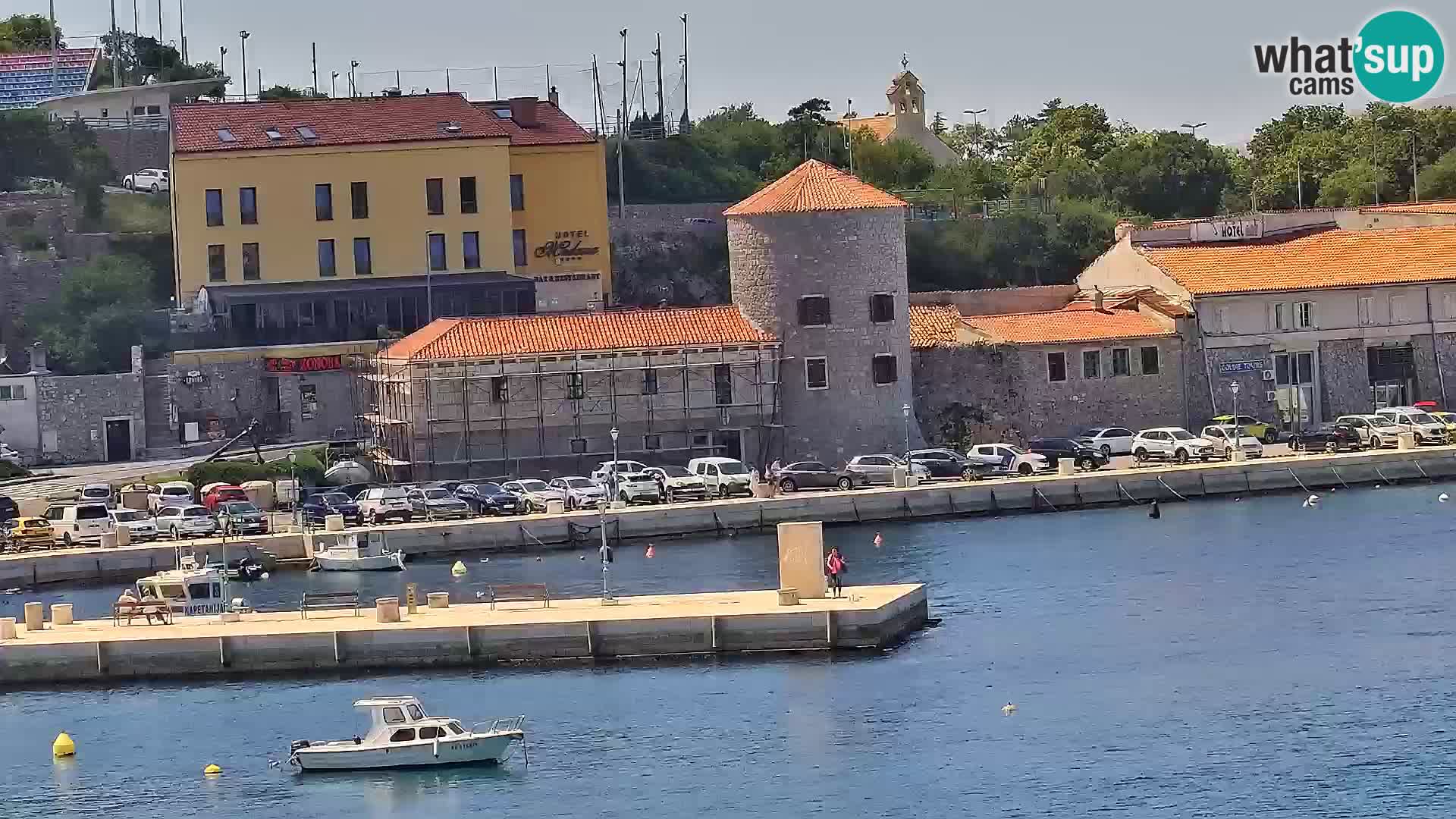 Webcam Segna – Panorama dell’lungomare di Senj