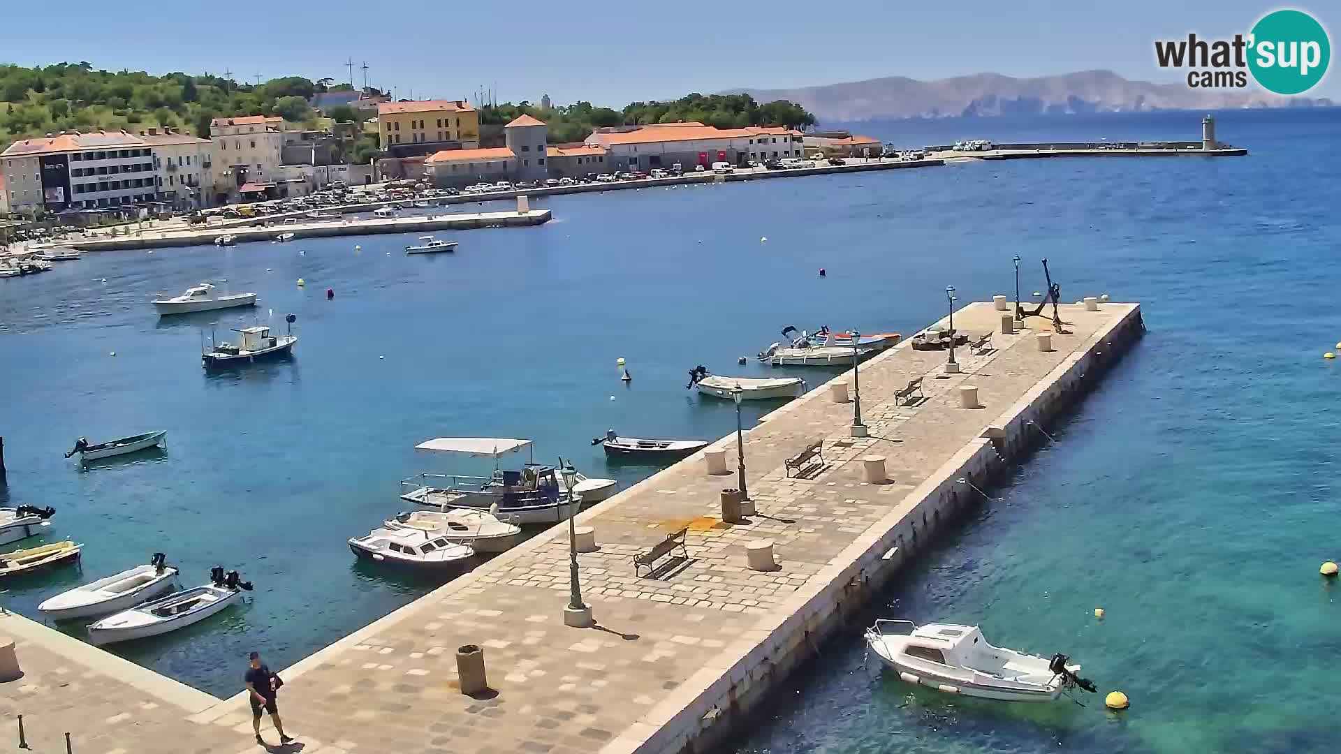 Webcam Segna – Panorama dell’lungomare di Senj