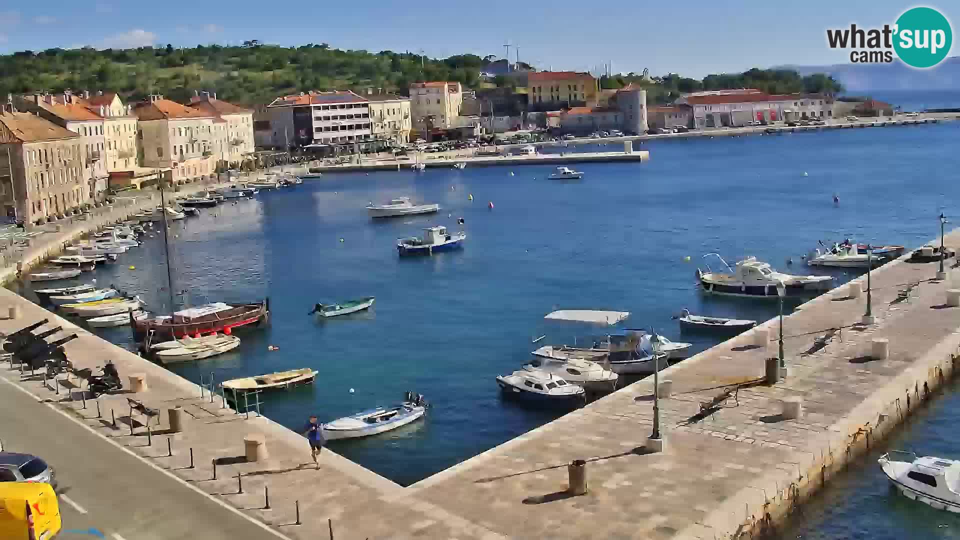 Senj Spletna kamera – pogled na obalo Senja