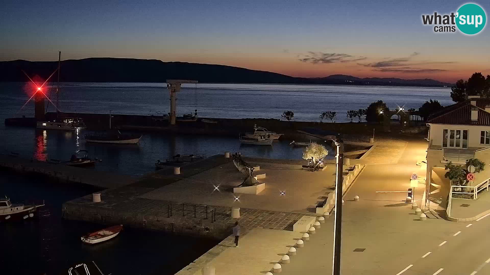 Webcam Segna – Panorama dell’lungomare di Senj