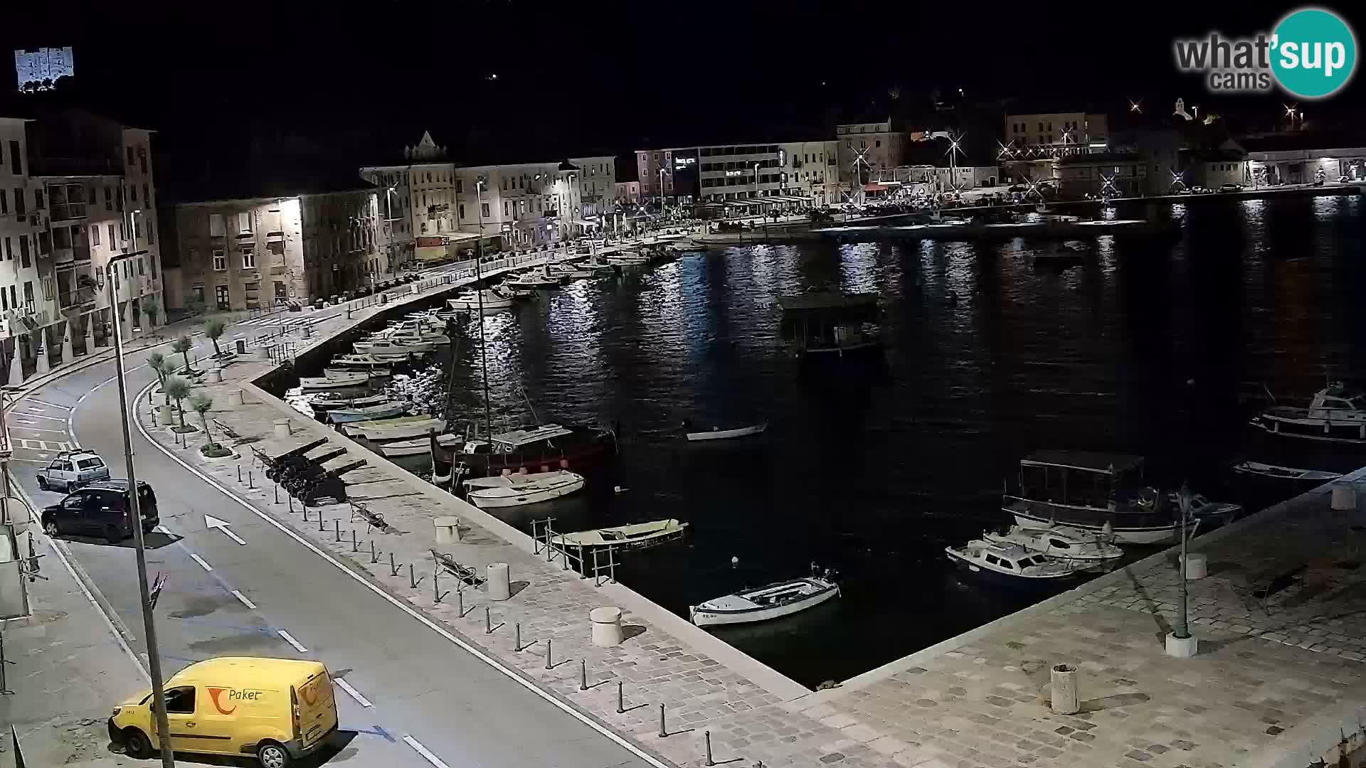 Senj Webcam – Panoramic view of Senj riva