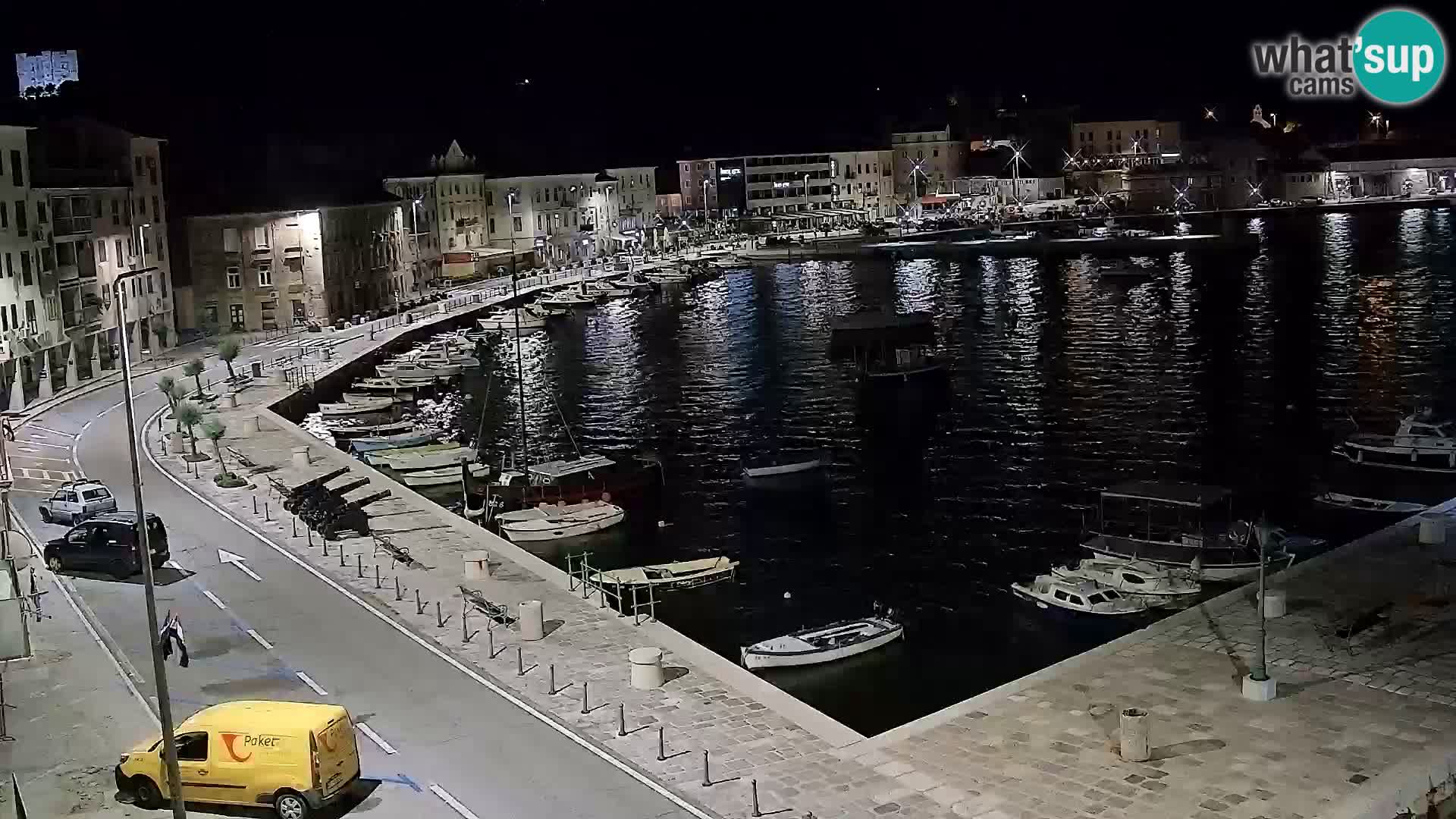 Kamera u živo Senj – Panoramski pogled na senjsku rivu