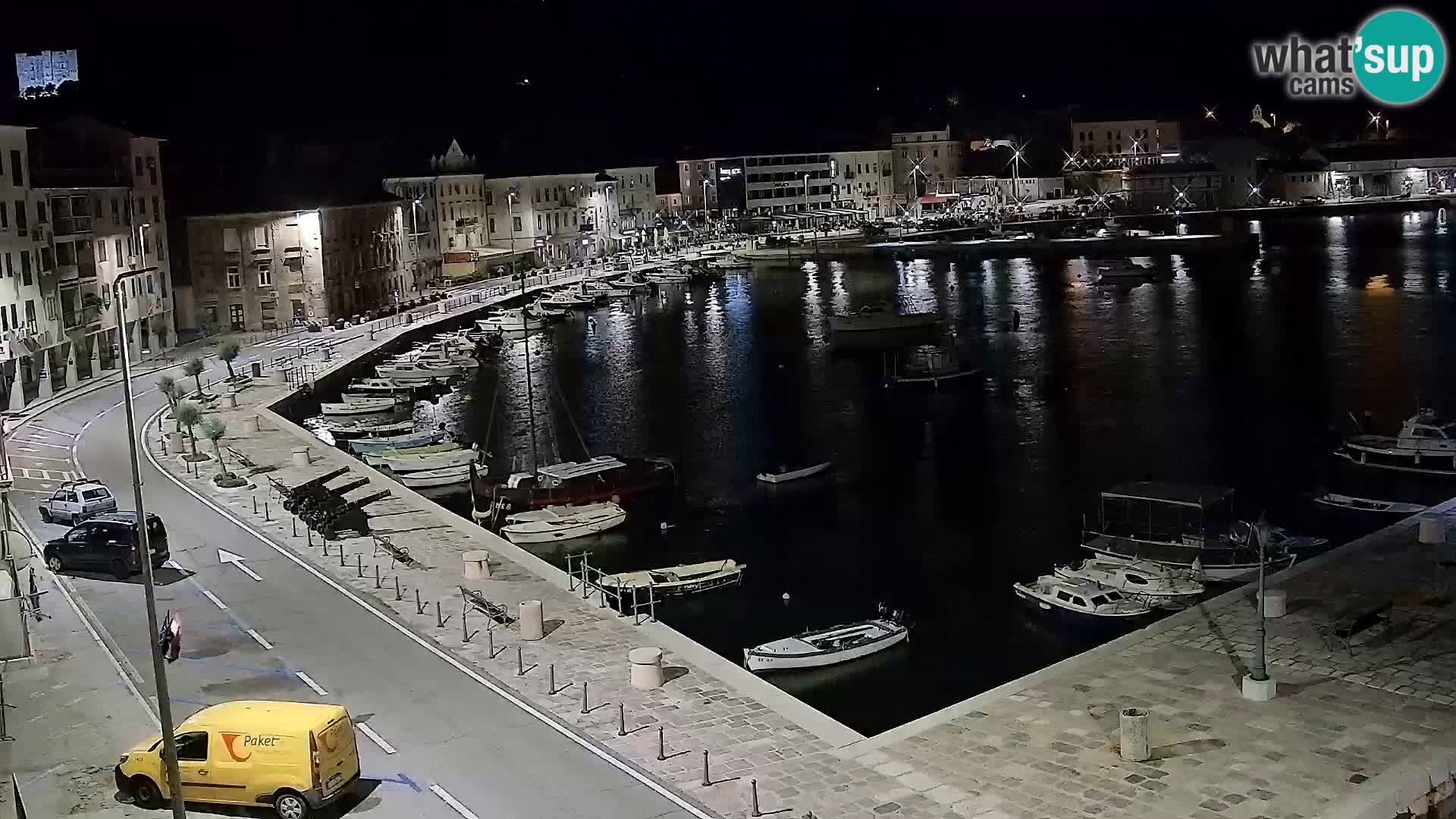 Kamera u živo Senj – Panoramski pogled na senjsku rivu