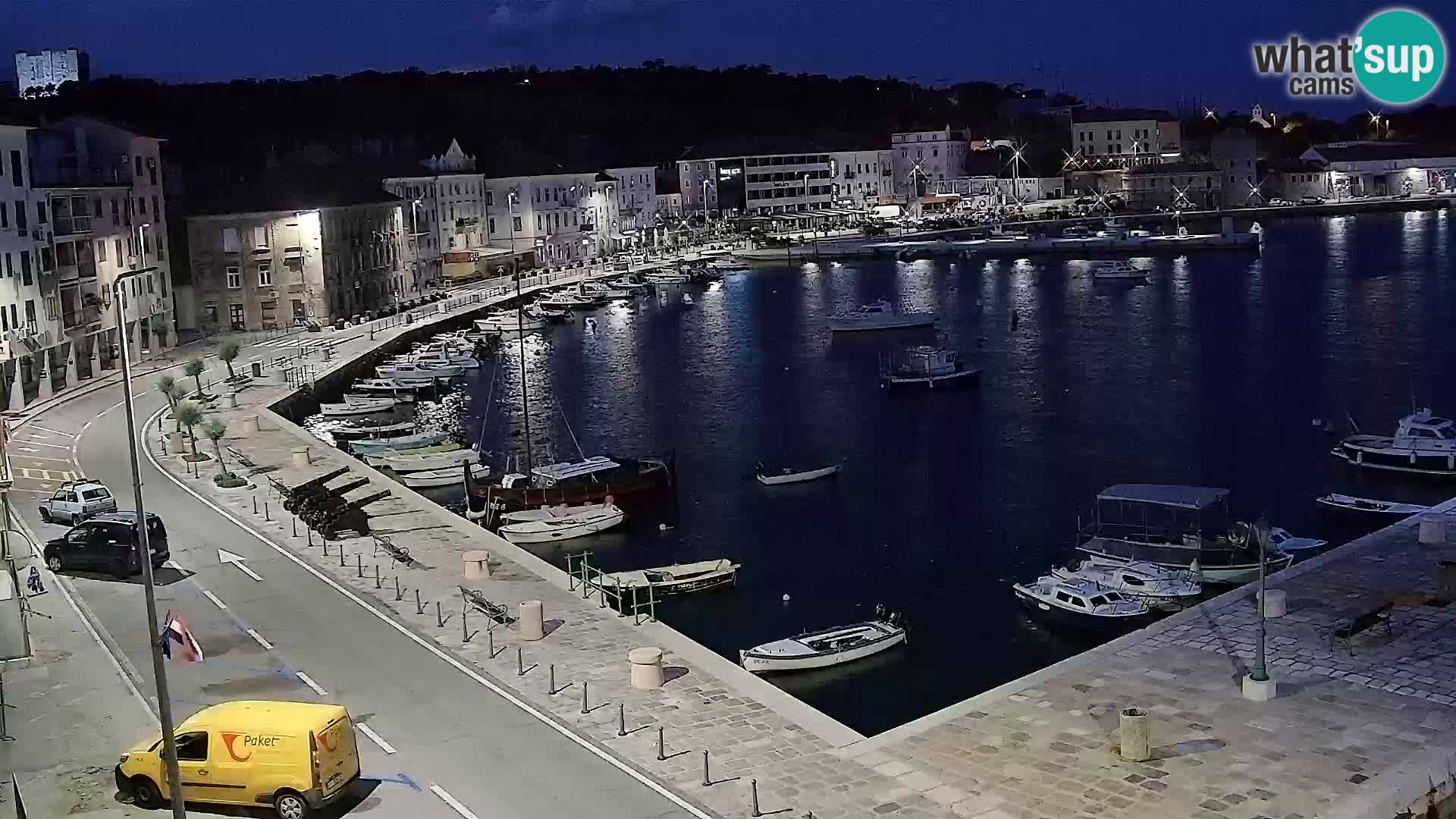 Senj camera en vivo – Vista panorámica de Senj riva