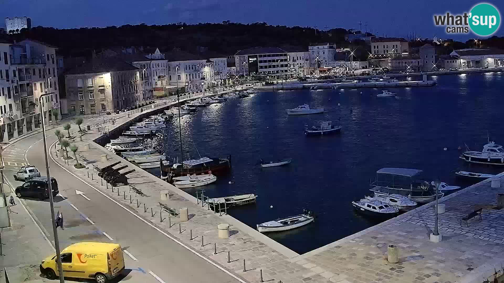 Senj camera en vivo – Vista panorámica de Senj riva