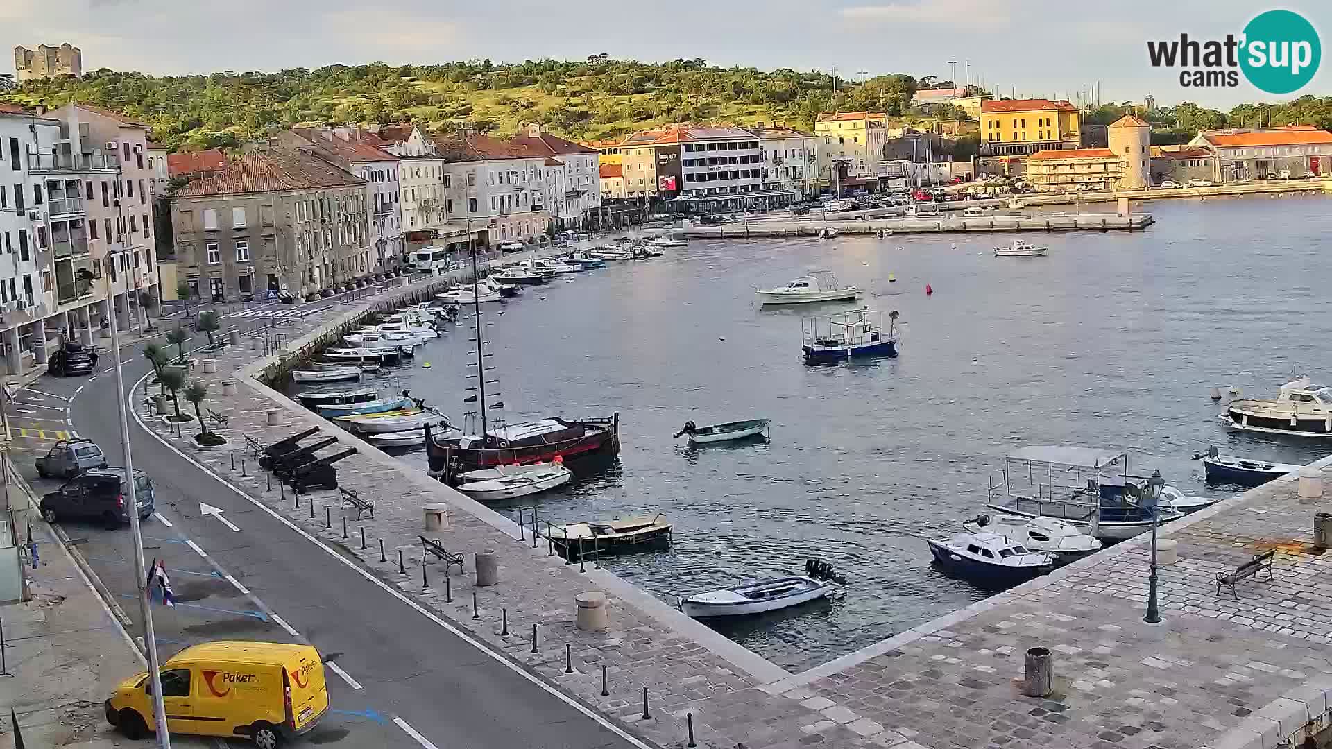 Senj Webcam – Panoramic view of Senj riva