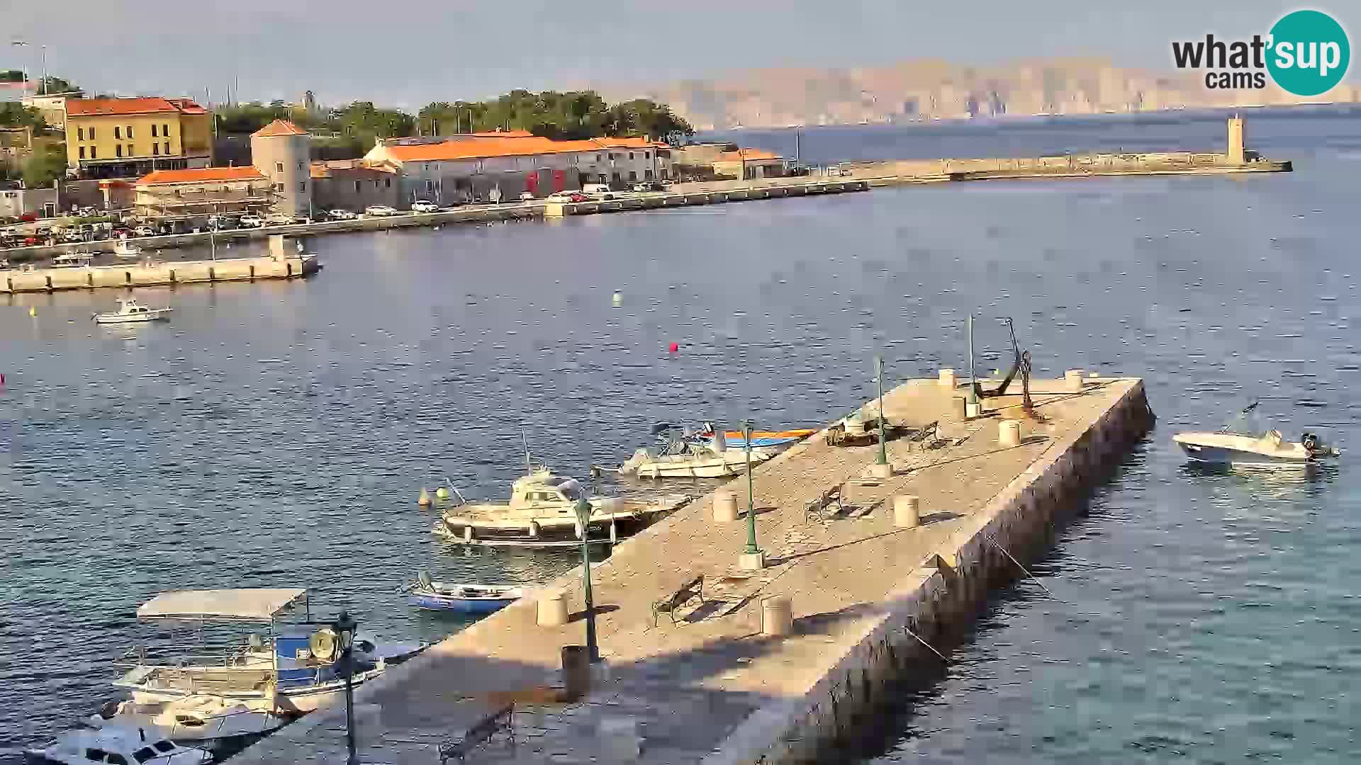 Senj camera en vivo – Vista panorámica de Senj riva