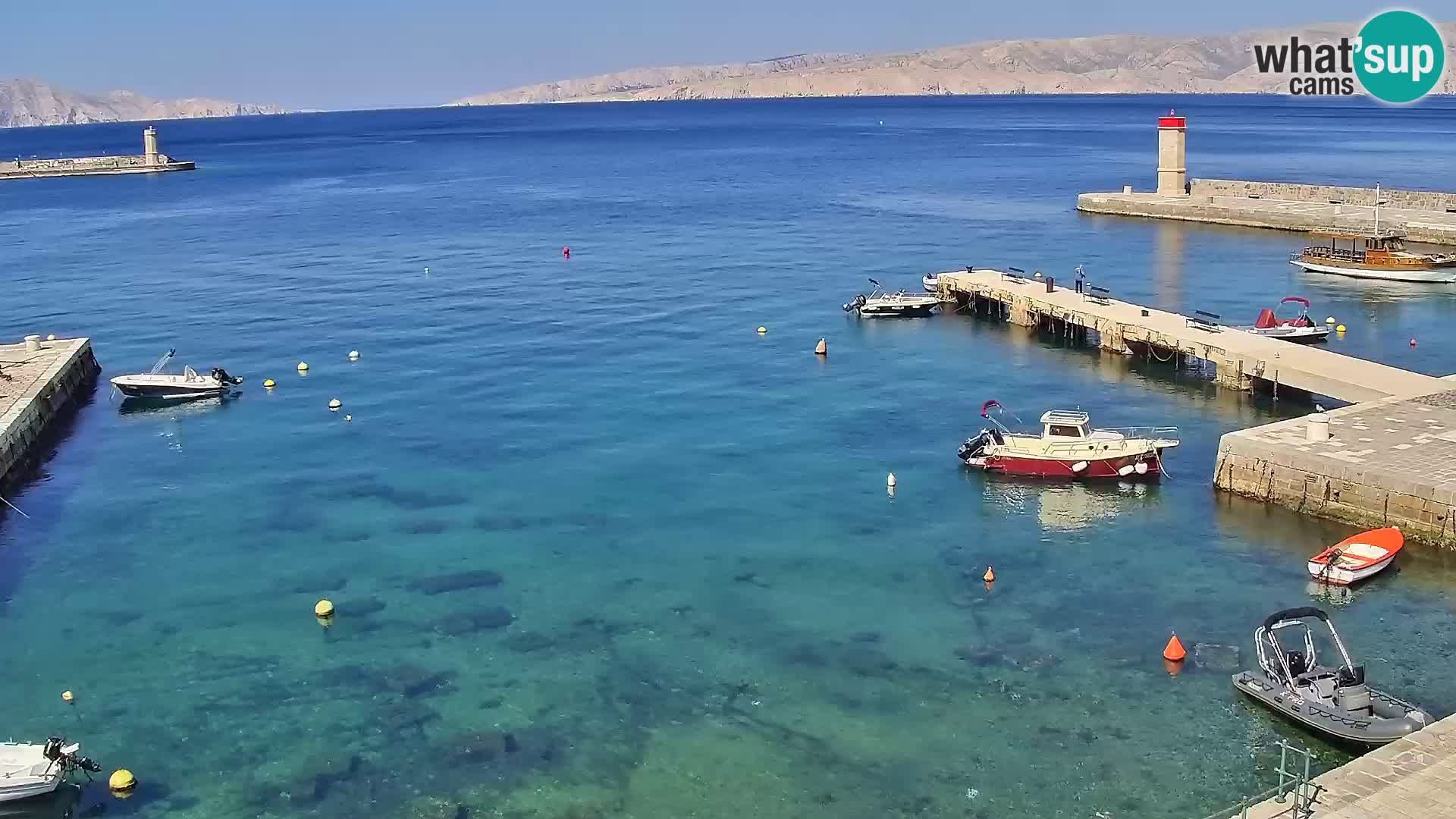 Kamera u živo Senj – Panoramski pogled na senjsku rivu