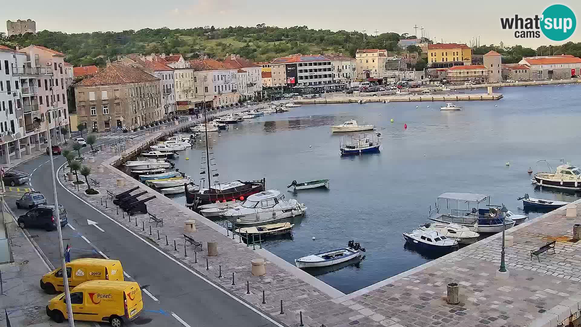 Kamera u živo Senj – Panoramski pogled na senjsku rivu
