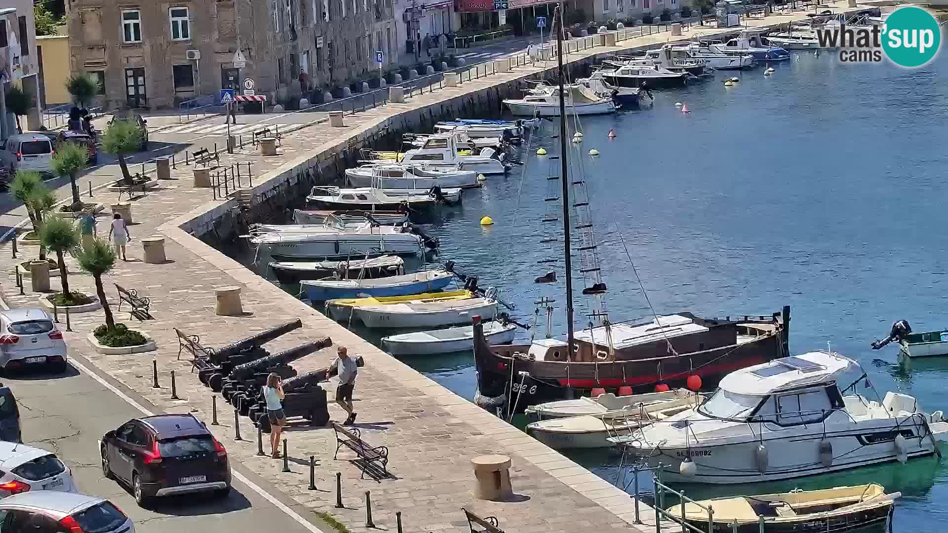 Senj Spletna kamera – pogled na obalo Senja