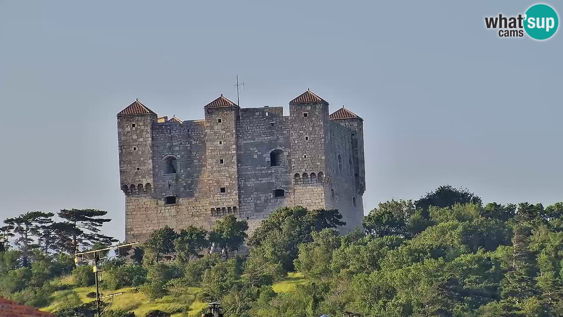 Webcam Senj – Panoramablick auf die Riva Senj