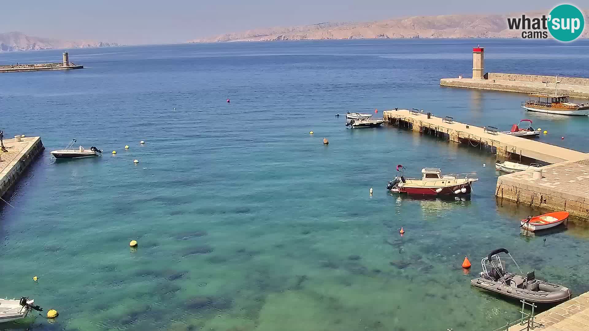 Senj camera en vivo – Vista panorámica de Senj riva
